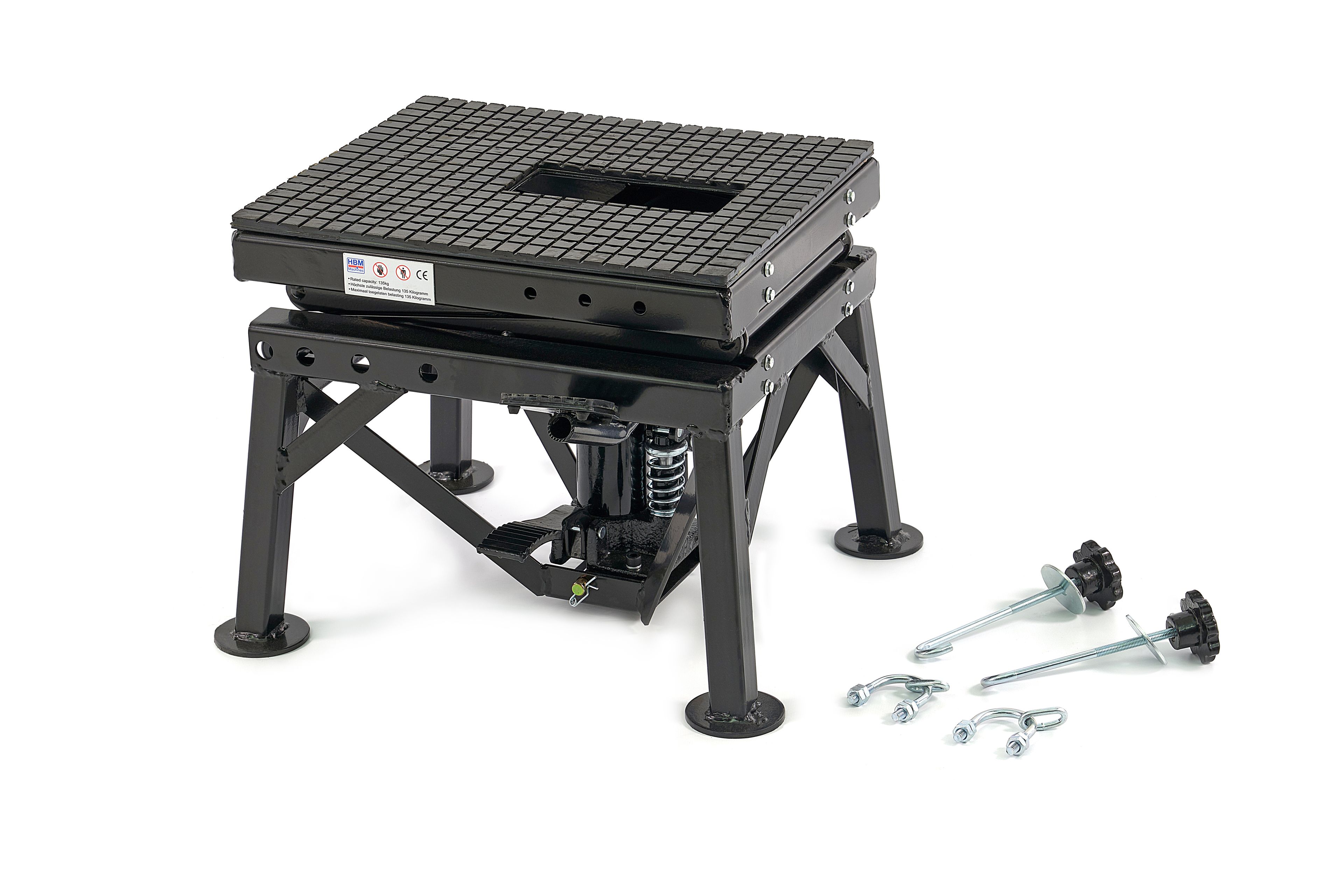 HBM Table élévatrice moto noire Image 8