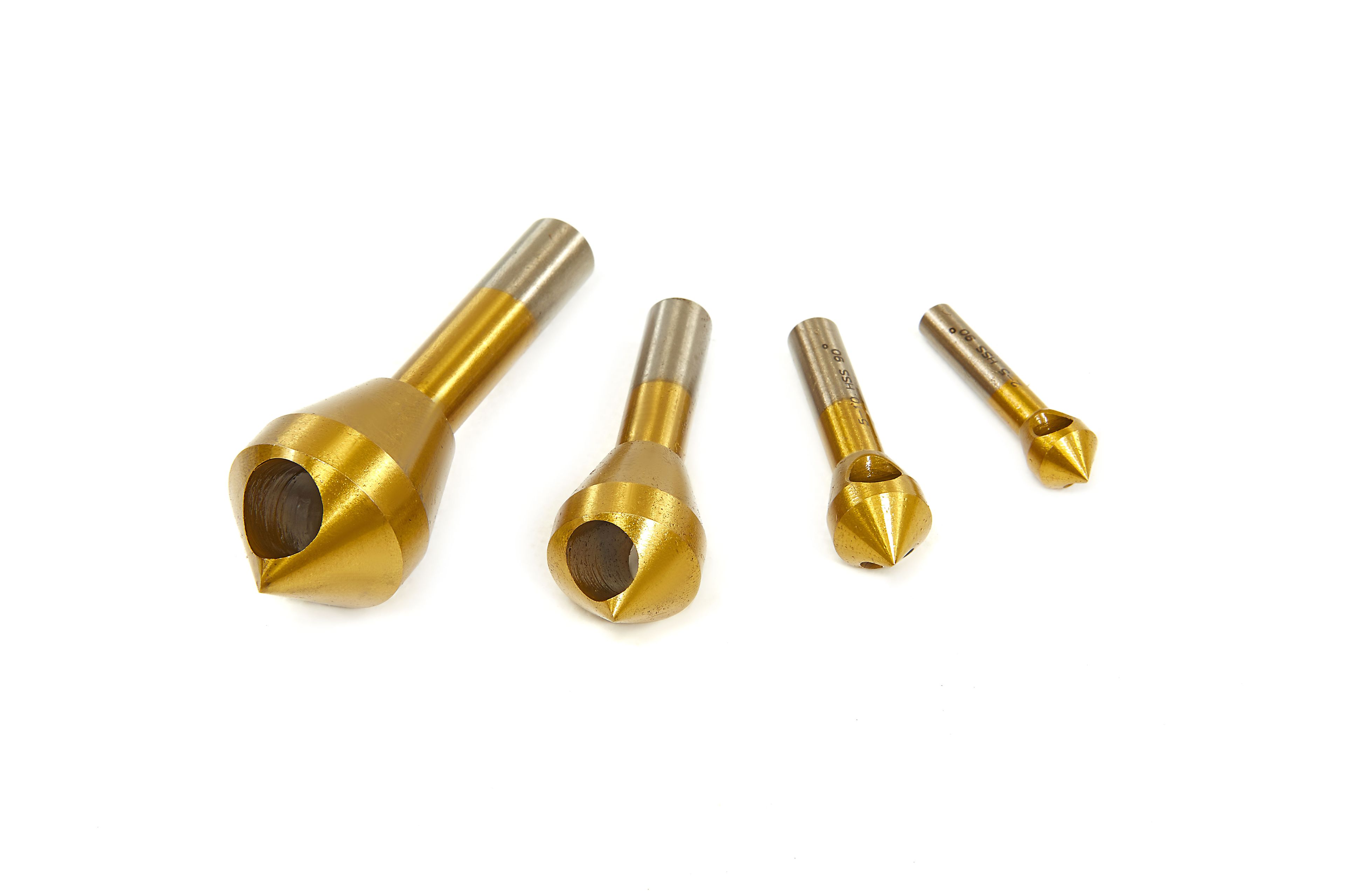 HBM 4 delige Conische TIN Verzinkfrezenset Image 2