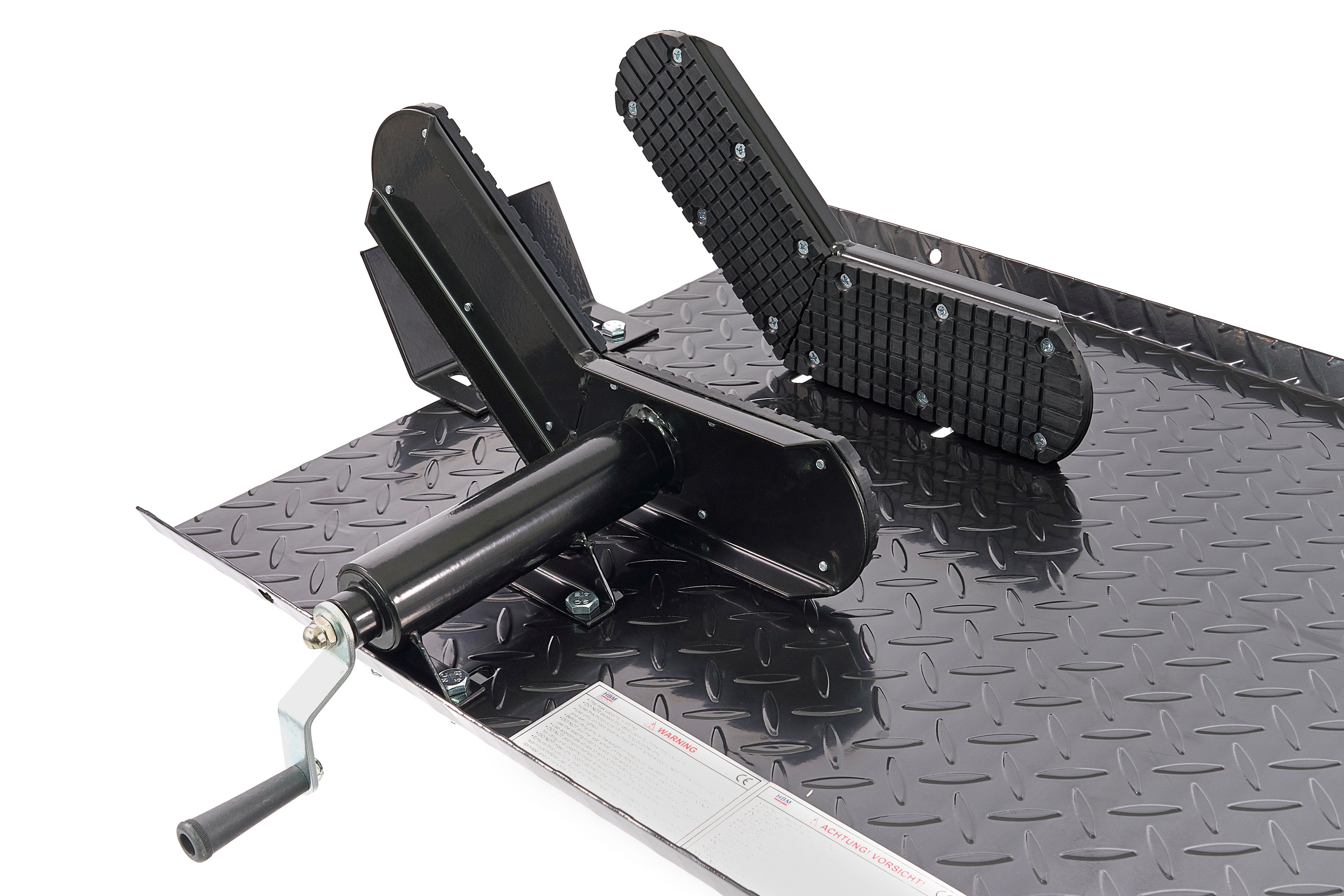 HBM Mesa elevadora para motocicletas de 450 kg plataforma hidráulica, ajustable y antideslizante Image 11