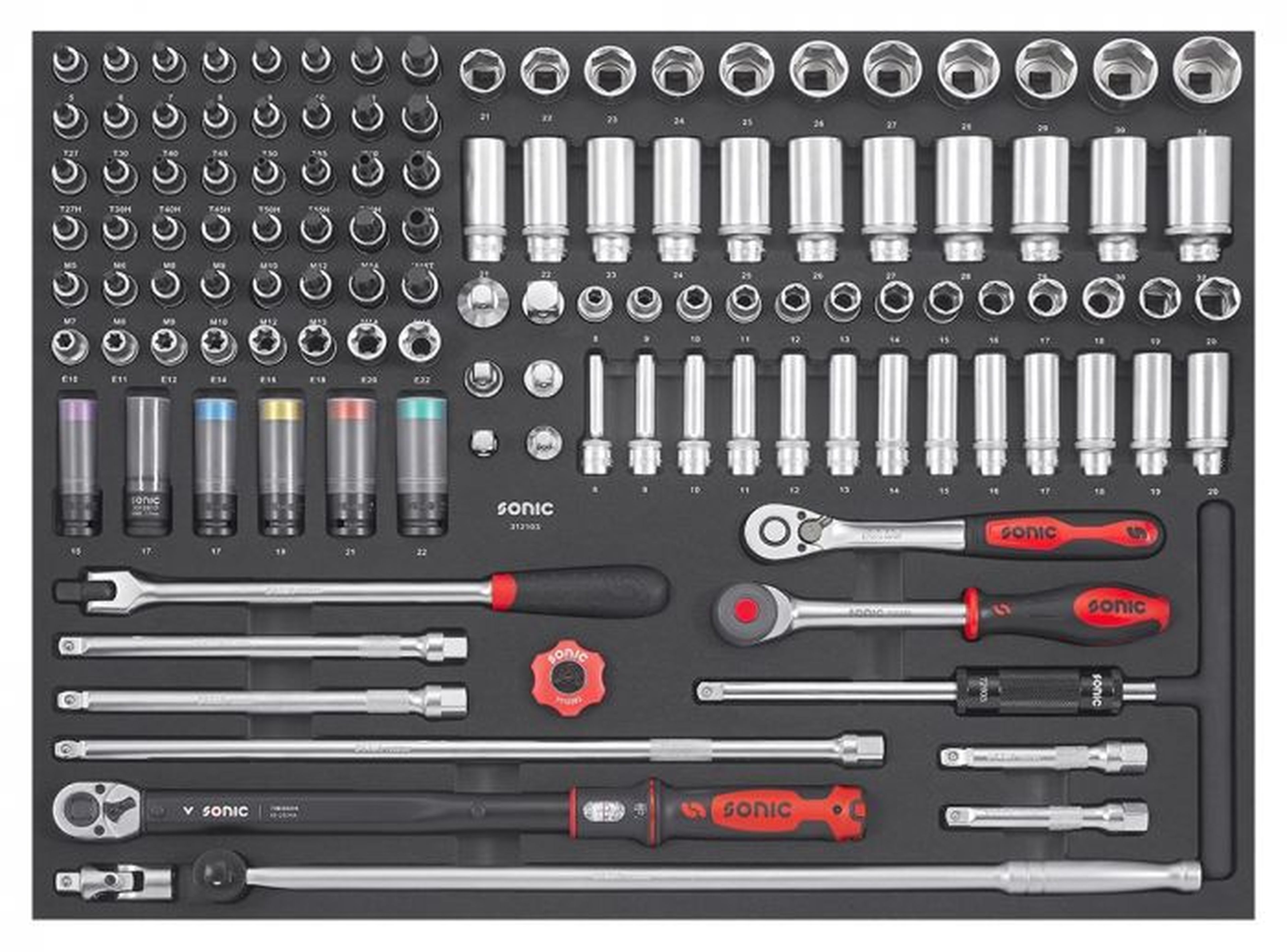 Sonic Next S12XD gevulde gereedschapswagen 887-delig Image 7