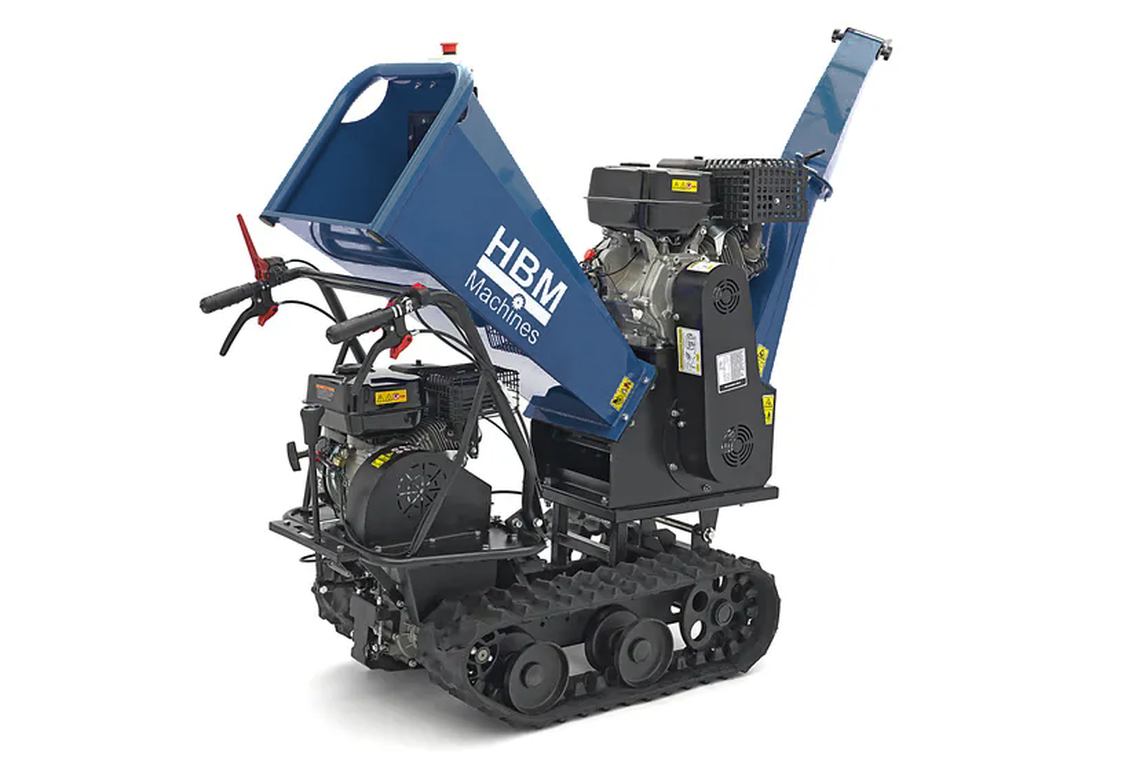 Broyeur à essence HBM Professional 4 Stroke 15 HP - 420 cc - Broyeur de bois sur chenilles Image 6