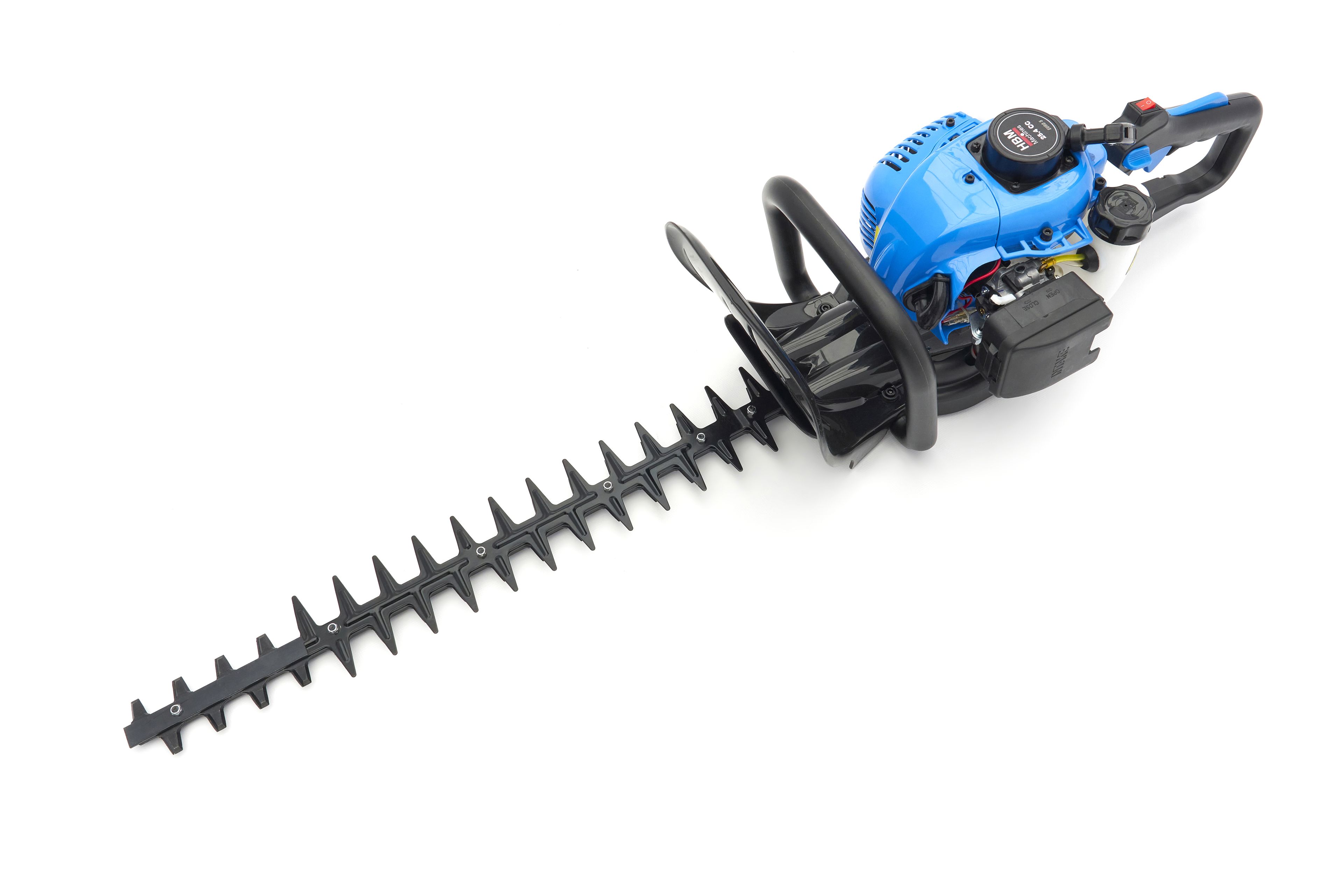 Cortacésped HBM de 25.4 cc - Recortador de setos 600 mm con motor de gasolina de 2 tiempos Image 5