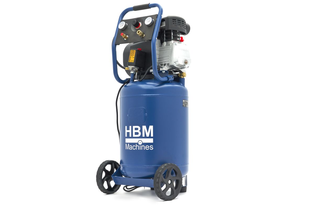 Compresor de pistón vertical HBM de 50 litros accionado directamente