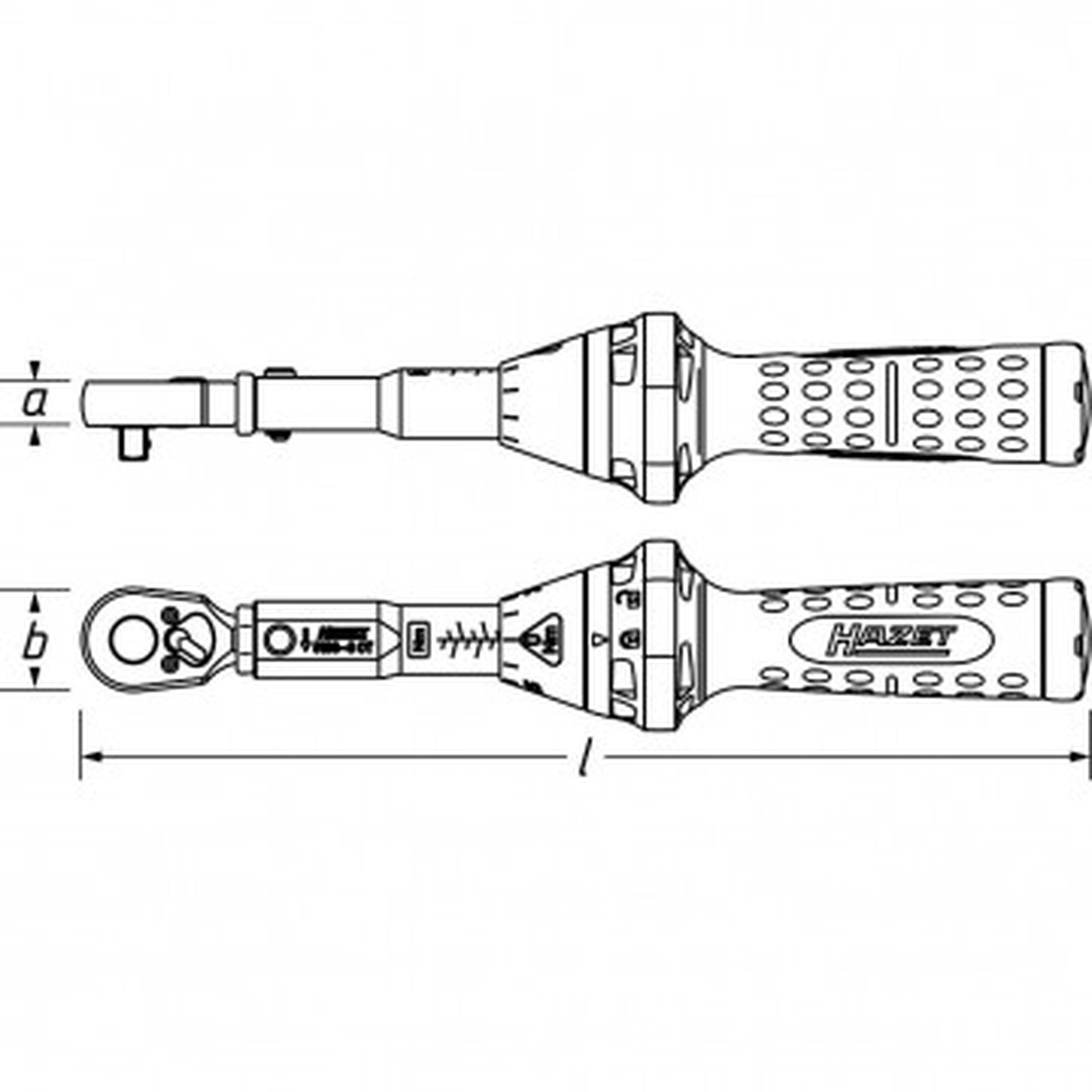 Hazet momentsleutel 1/4 inch 2.5 - 25 Nm Image 2