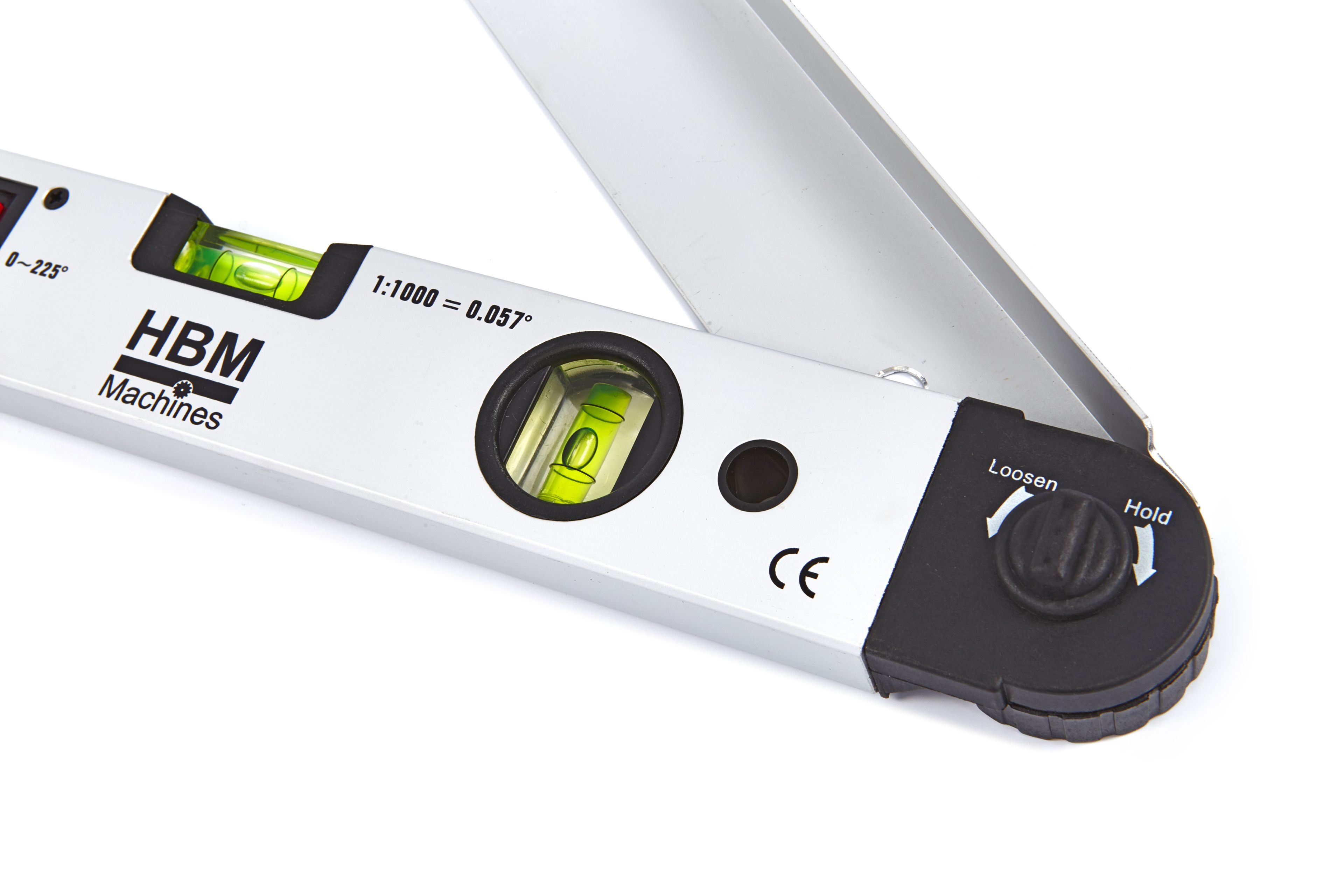 HBM 400 mm Digitale Hoekwaterpas - Zweihaak Image 2