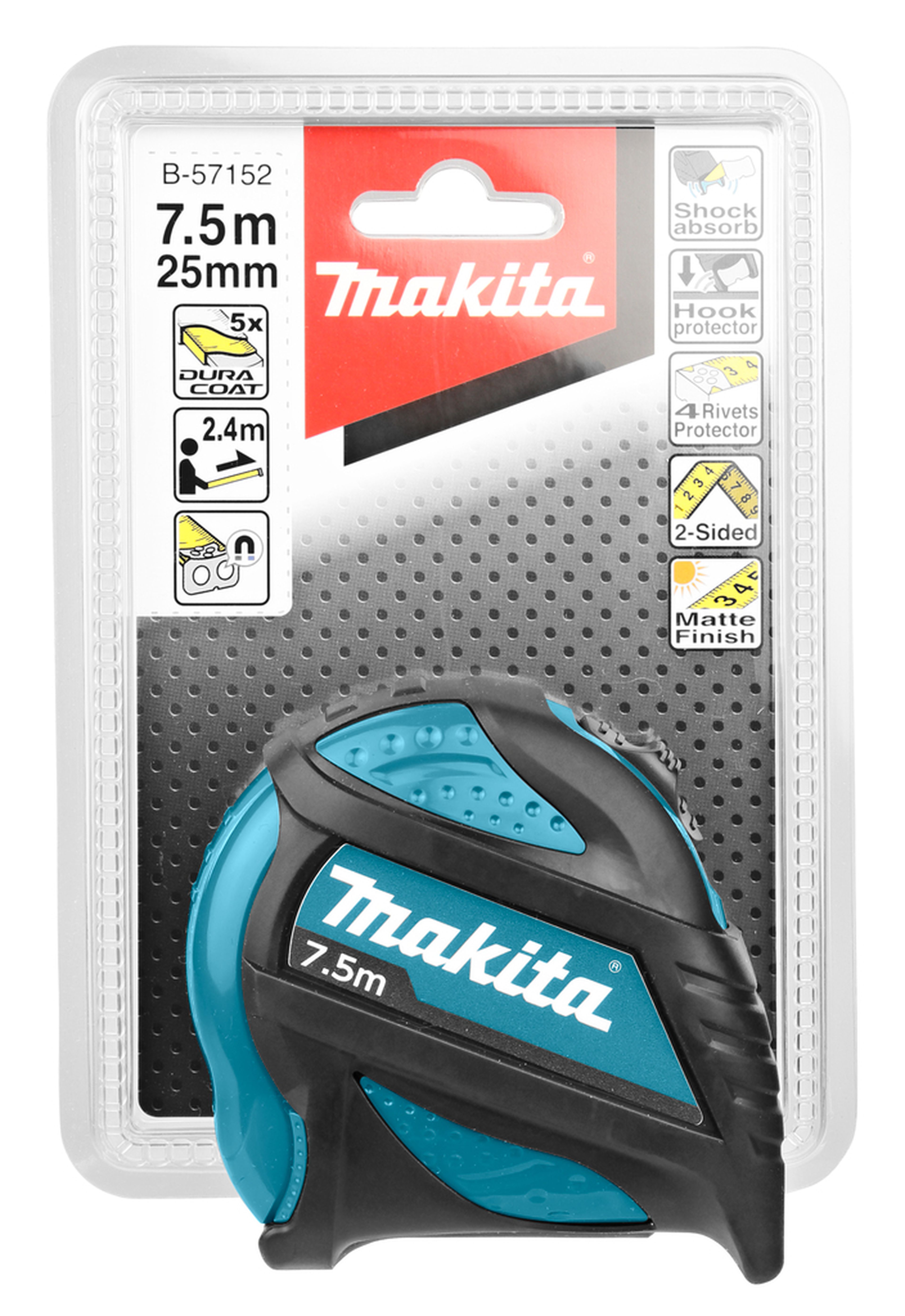 Metro a nastro Makita 7,5mx25mm B-57152 Image 6
