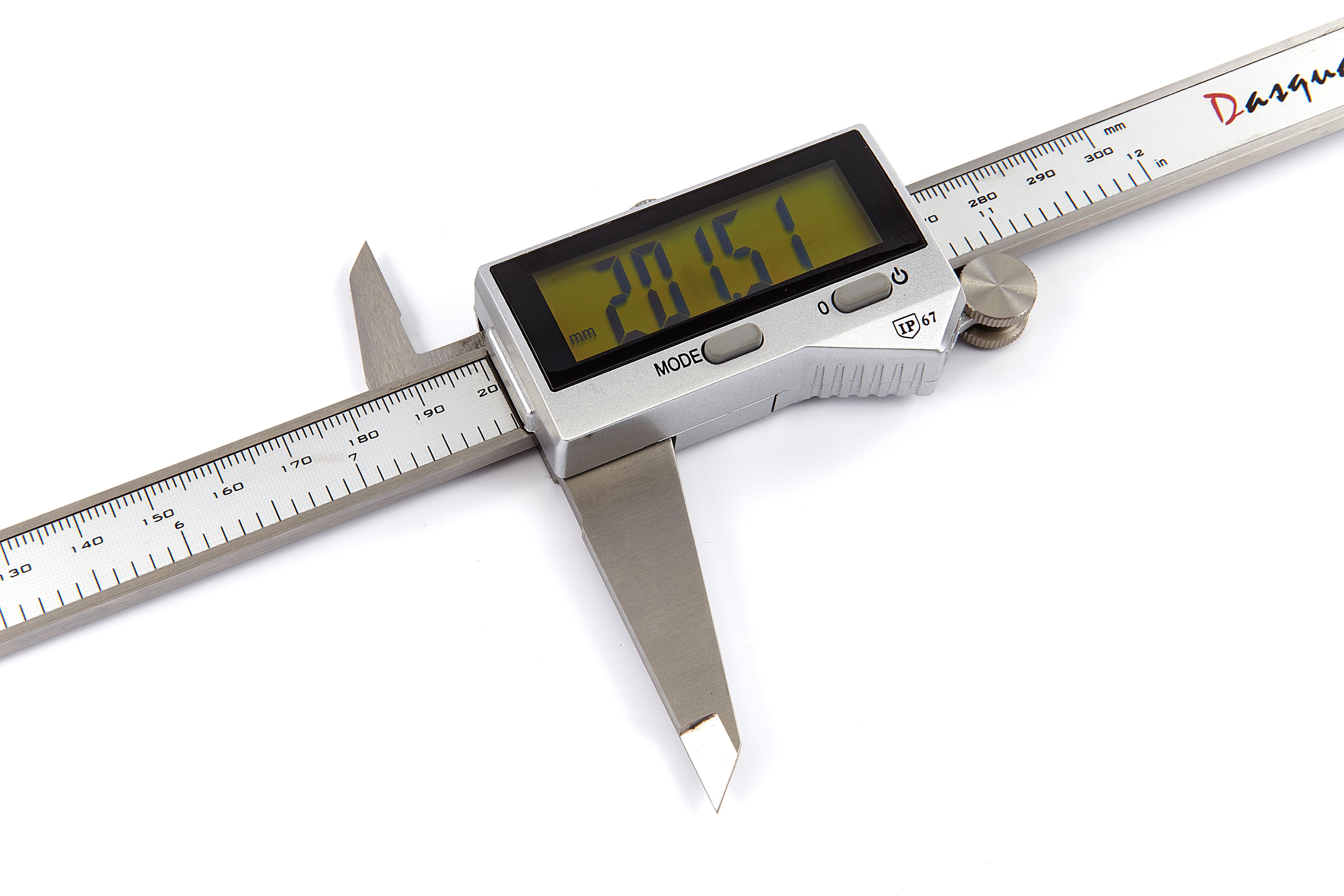 Pied à coulisse numérique Dasqua Professional IP67 300 mm étanche aux éclaboussures Image 2