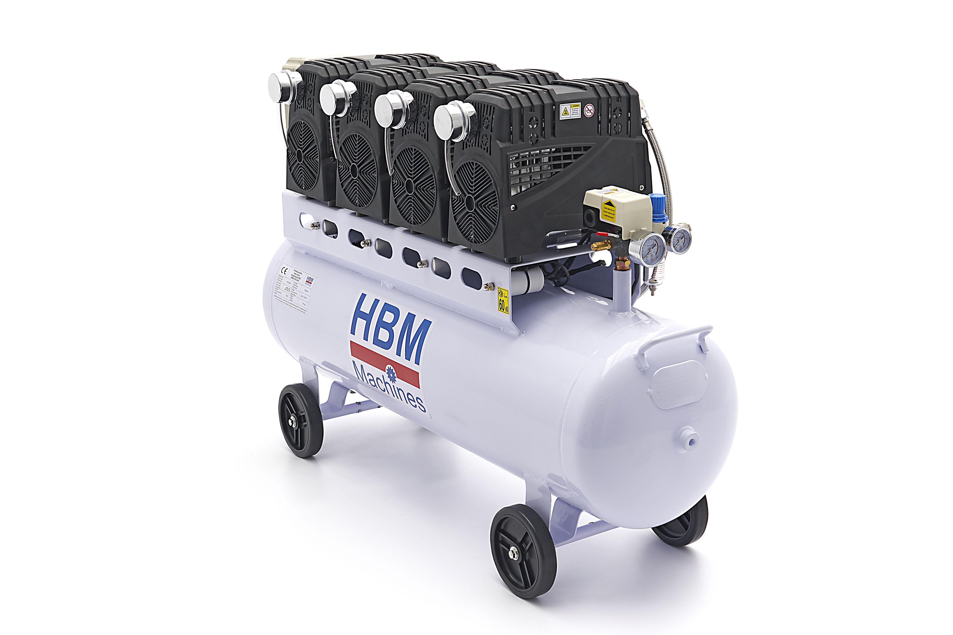 HBM 120 Liter Low Noise Compressor - Model 2 Image 6
