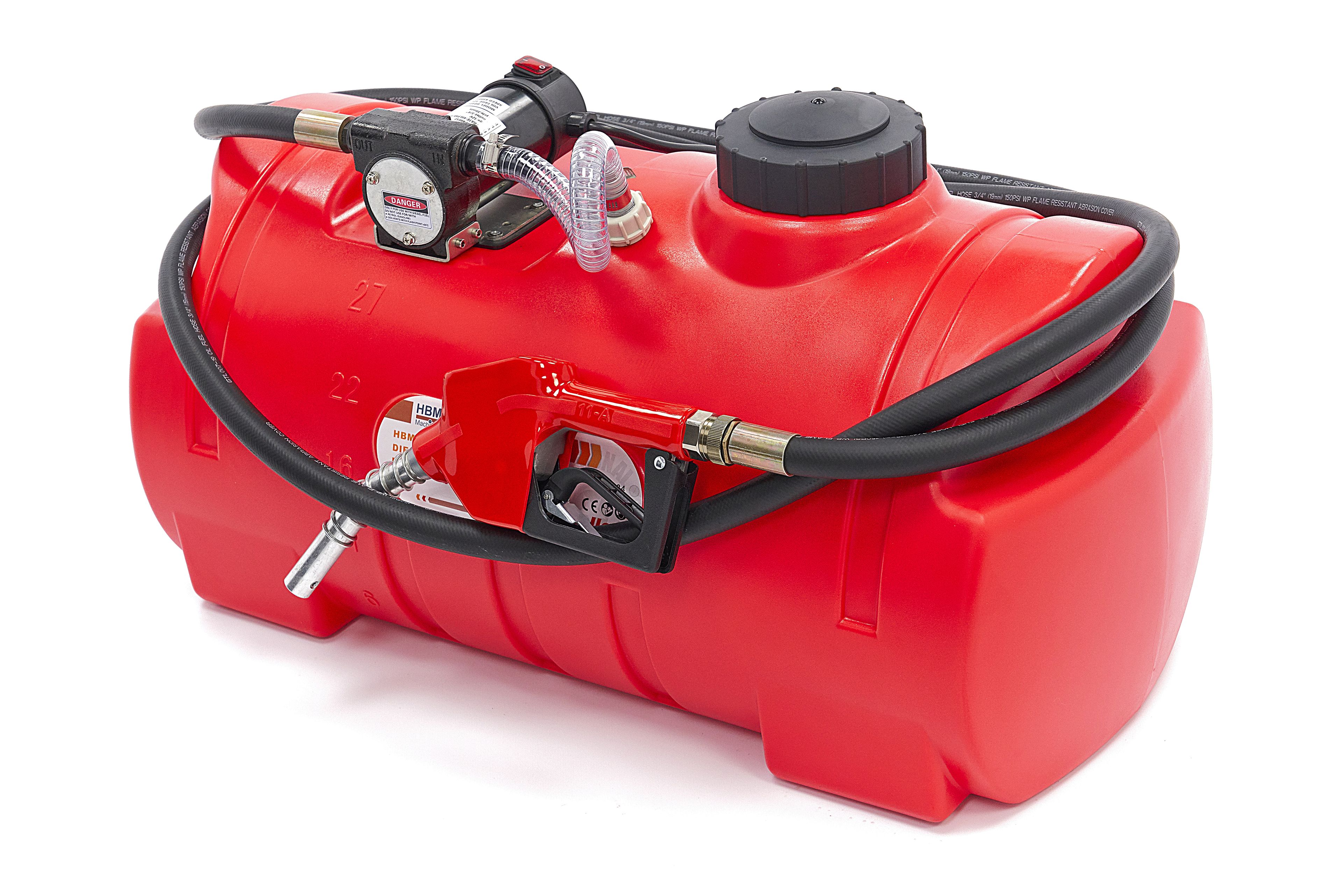 HBM Bomba diésel eléctrica profesional, bomba de fueloil con depósito de 100 litros Image 3