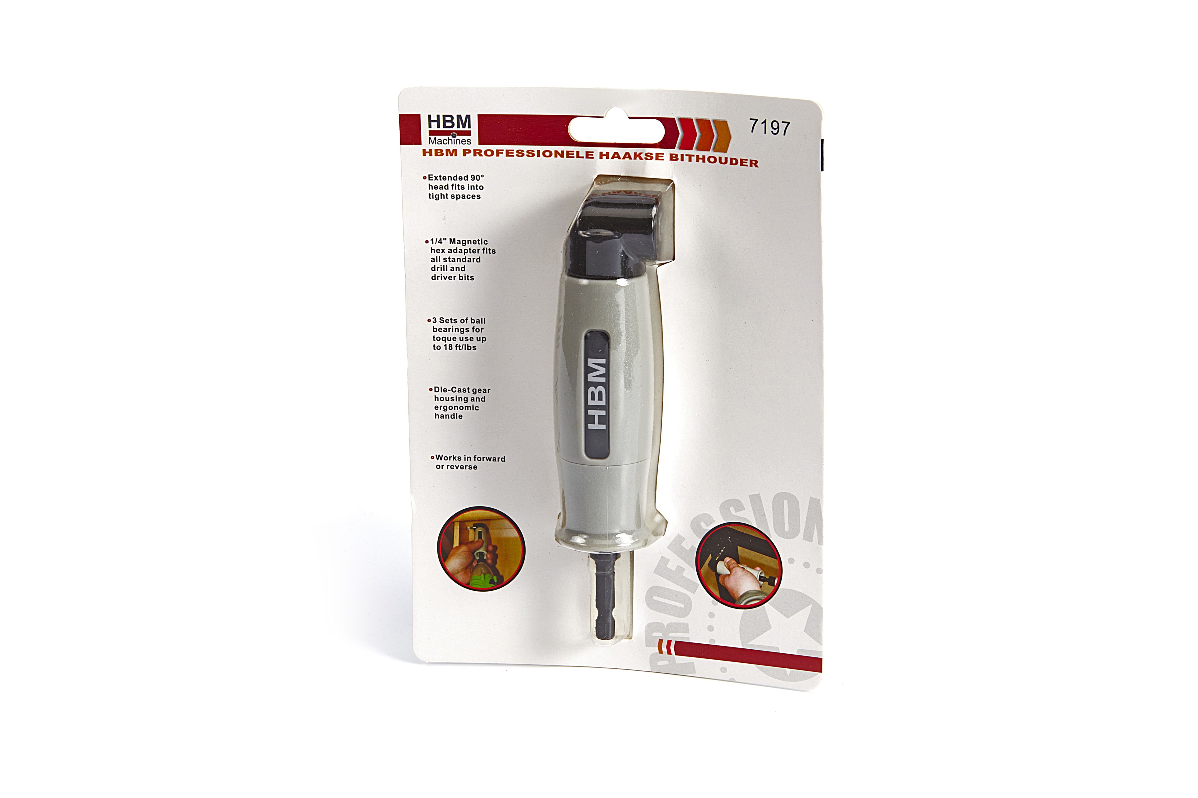 Porte-embout à angle droit professionnel HBM Image 4