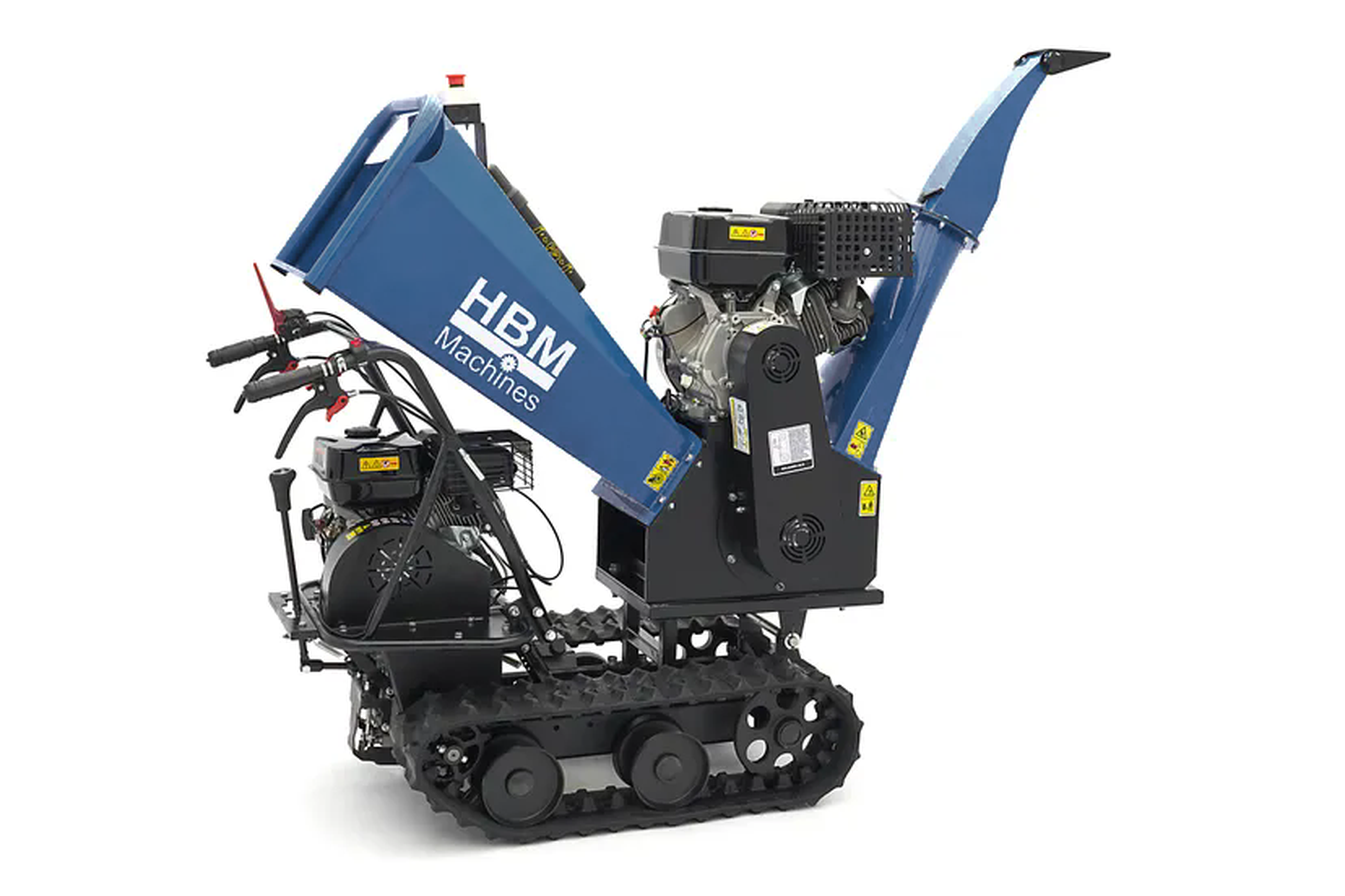 Broyeur à essence HBM Professional 4 Stroke 15 HP - 420 cc - Broyeur de bois sur chenilles Image 7