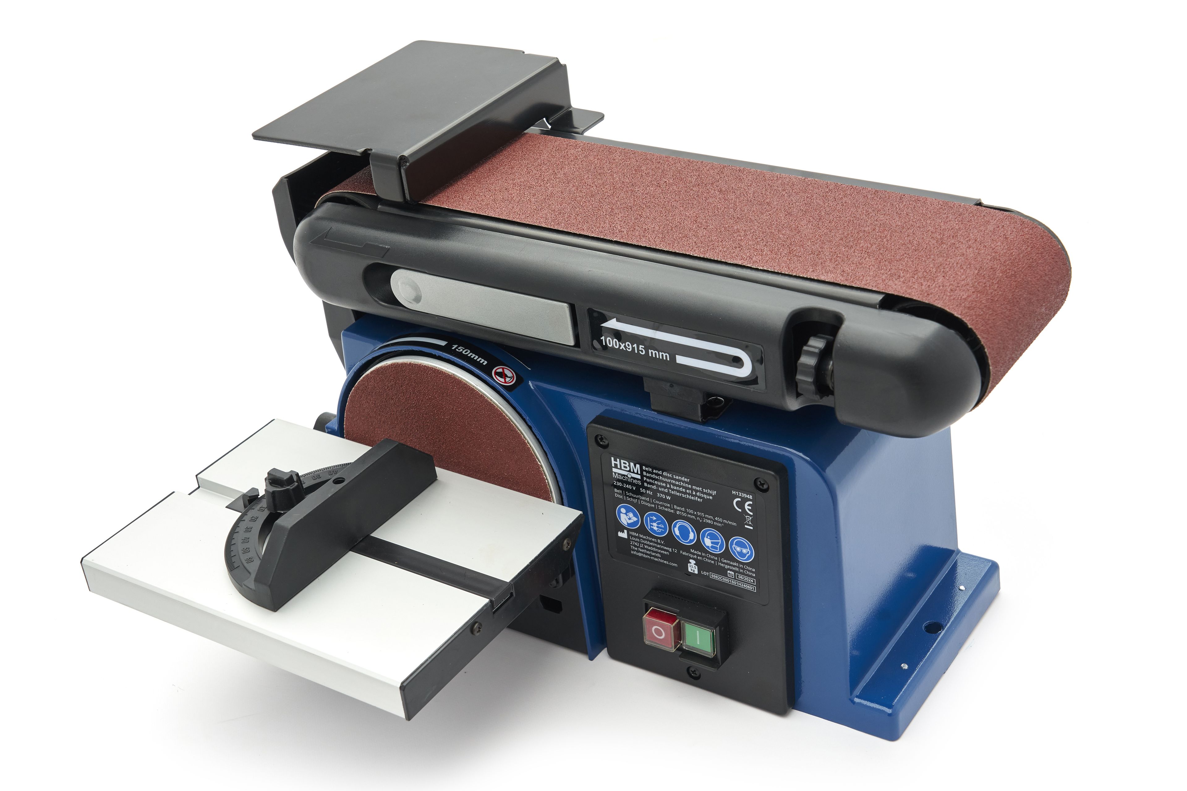 HBM Band- und Tellerschleifmaschine 100 × 915 mm Image 7