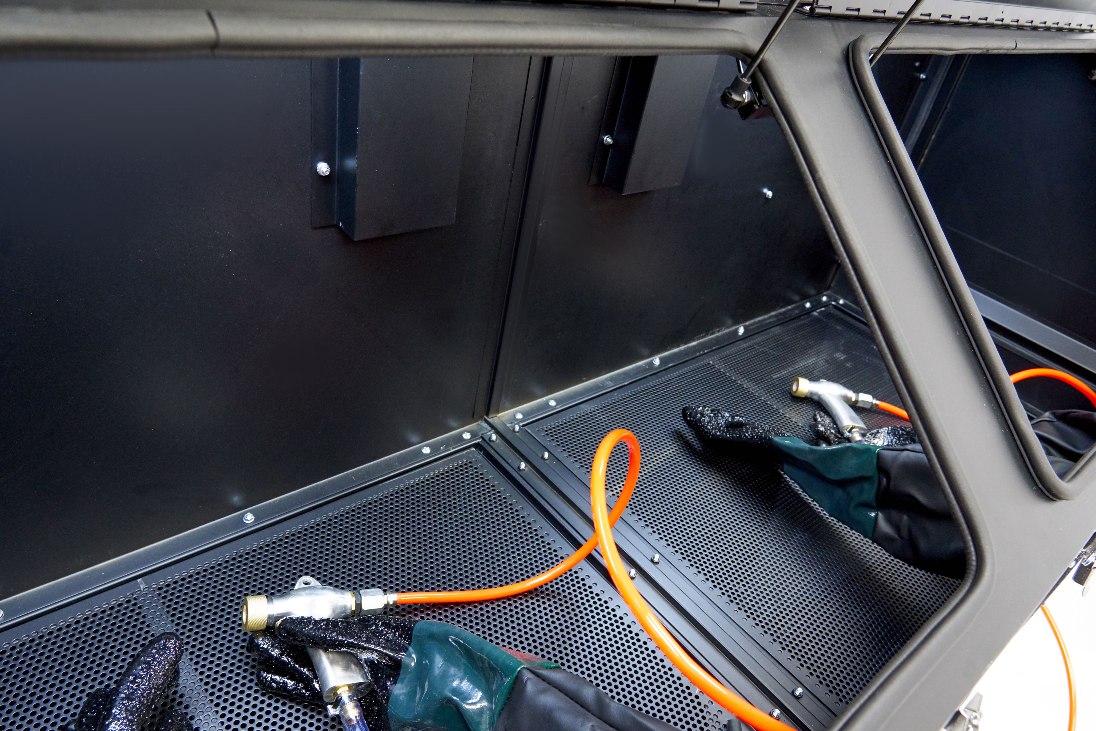 Cabine de sablage double HBM SBC 880 avec 2 ventilateurs d'extraction Image 24