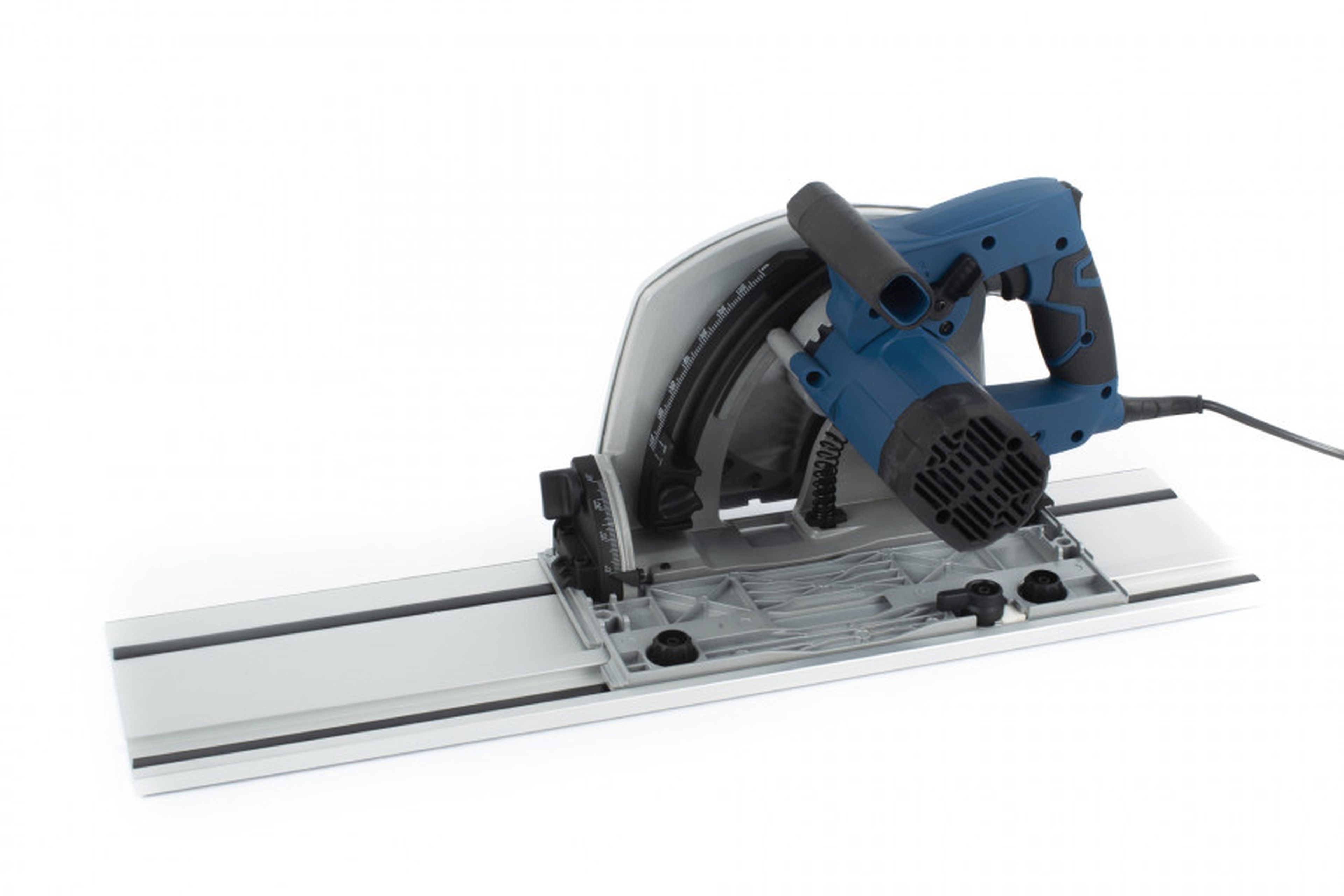 HBM Scie plongeante professionnelle de 190 mm et 1 400 watts avec règle de 2 x 700 mm Image 3
