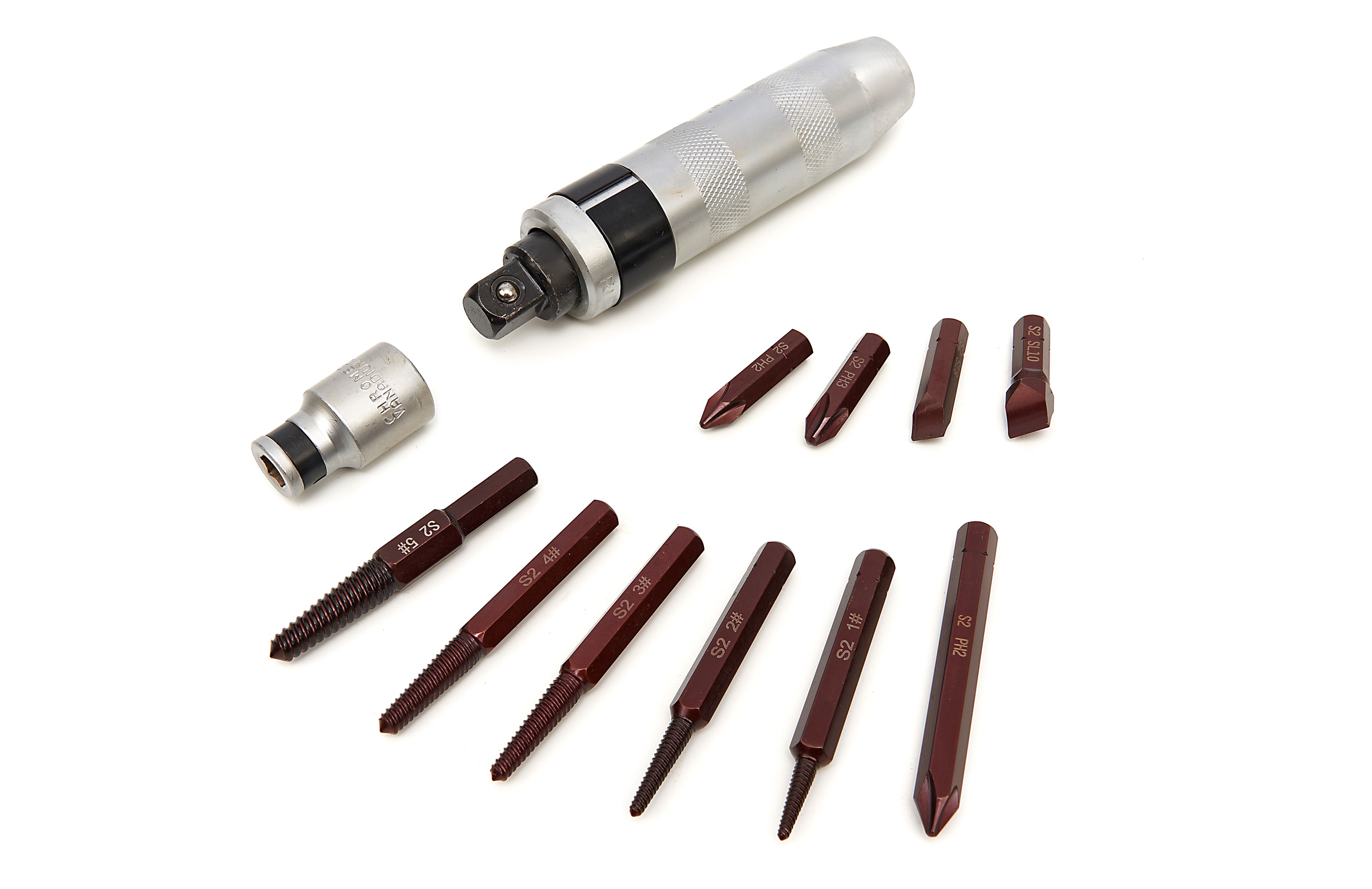 HBM 13 Delige Slagschroevendraaier Met Dolle Bouten Remover Set Image 2