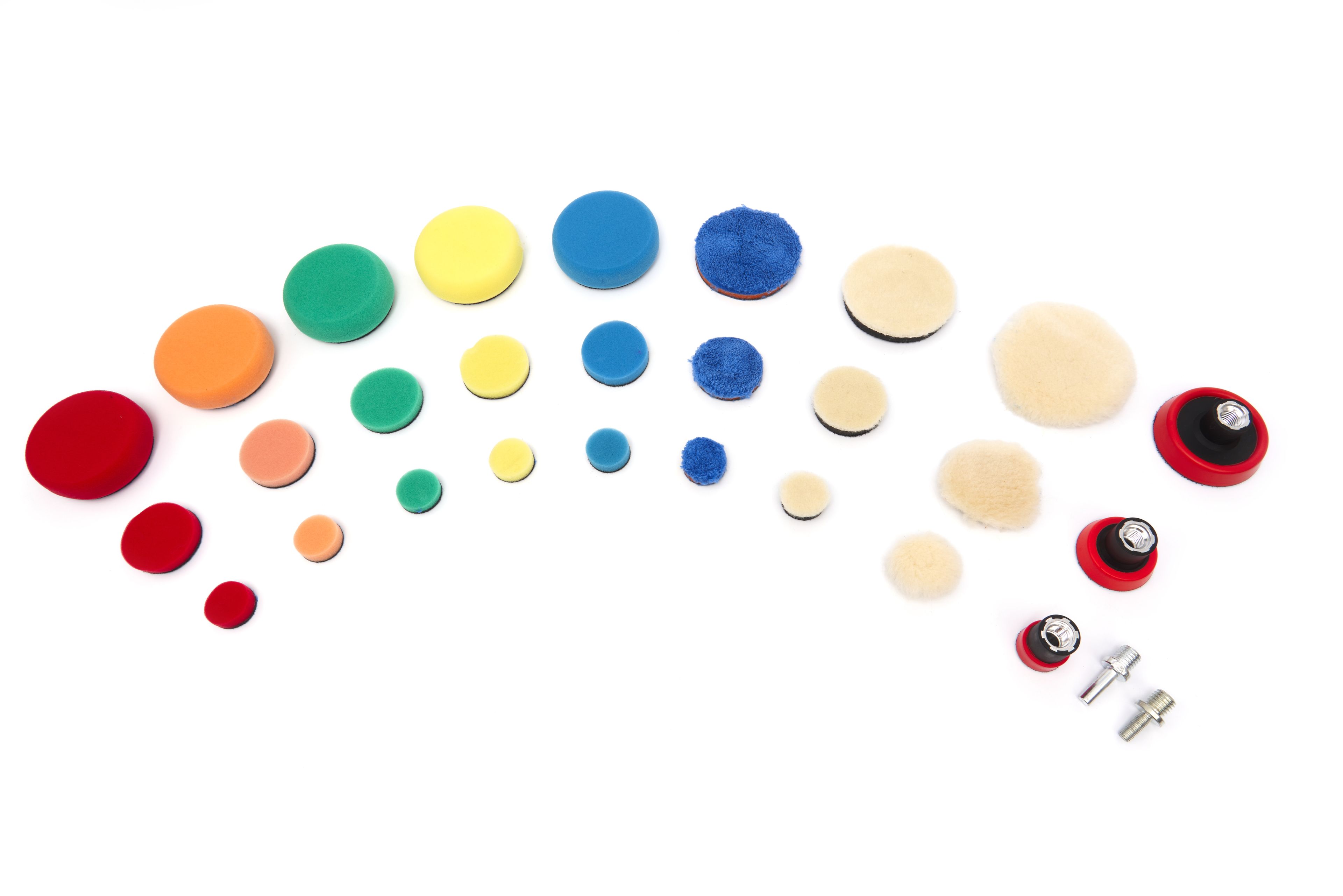 HBM polijstset met M14 en 6 mm opname 29-delig Image 2