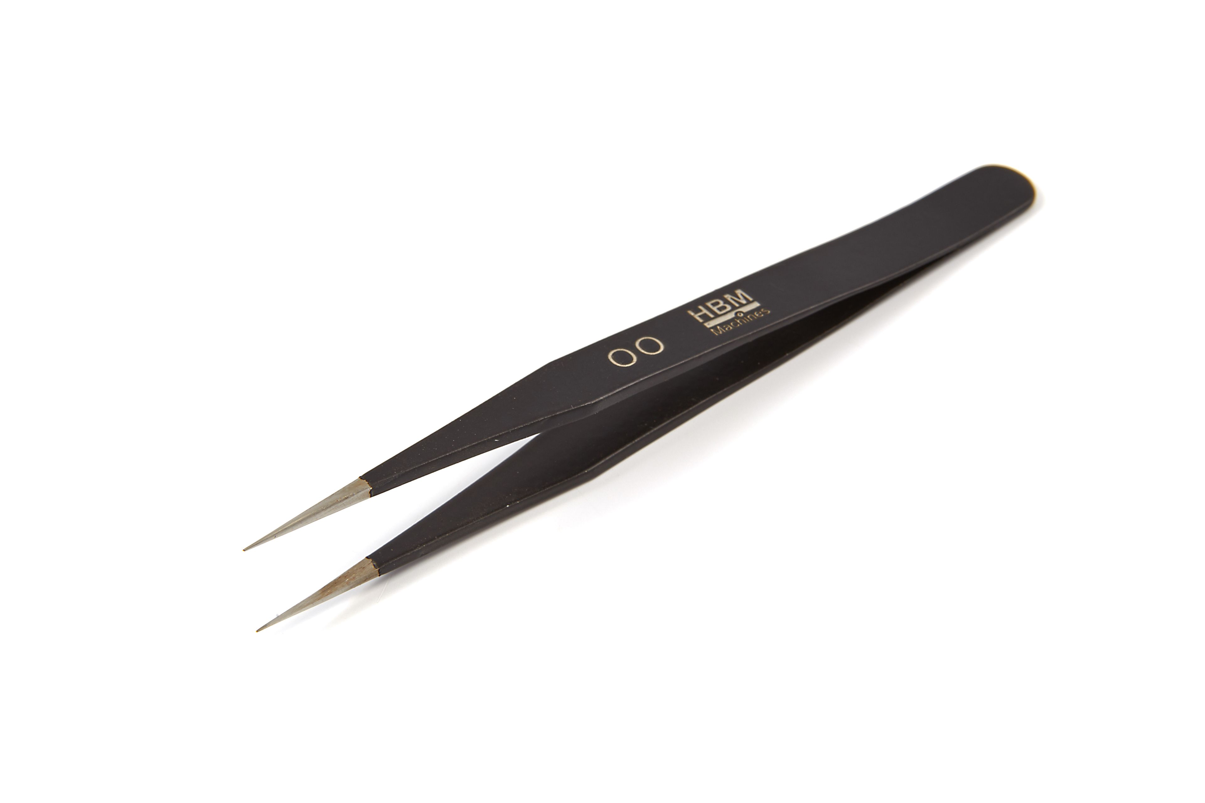 HBM pinzetta in acciaio inox antimagnetica con punta corta ST-28