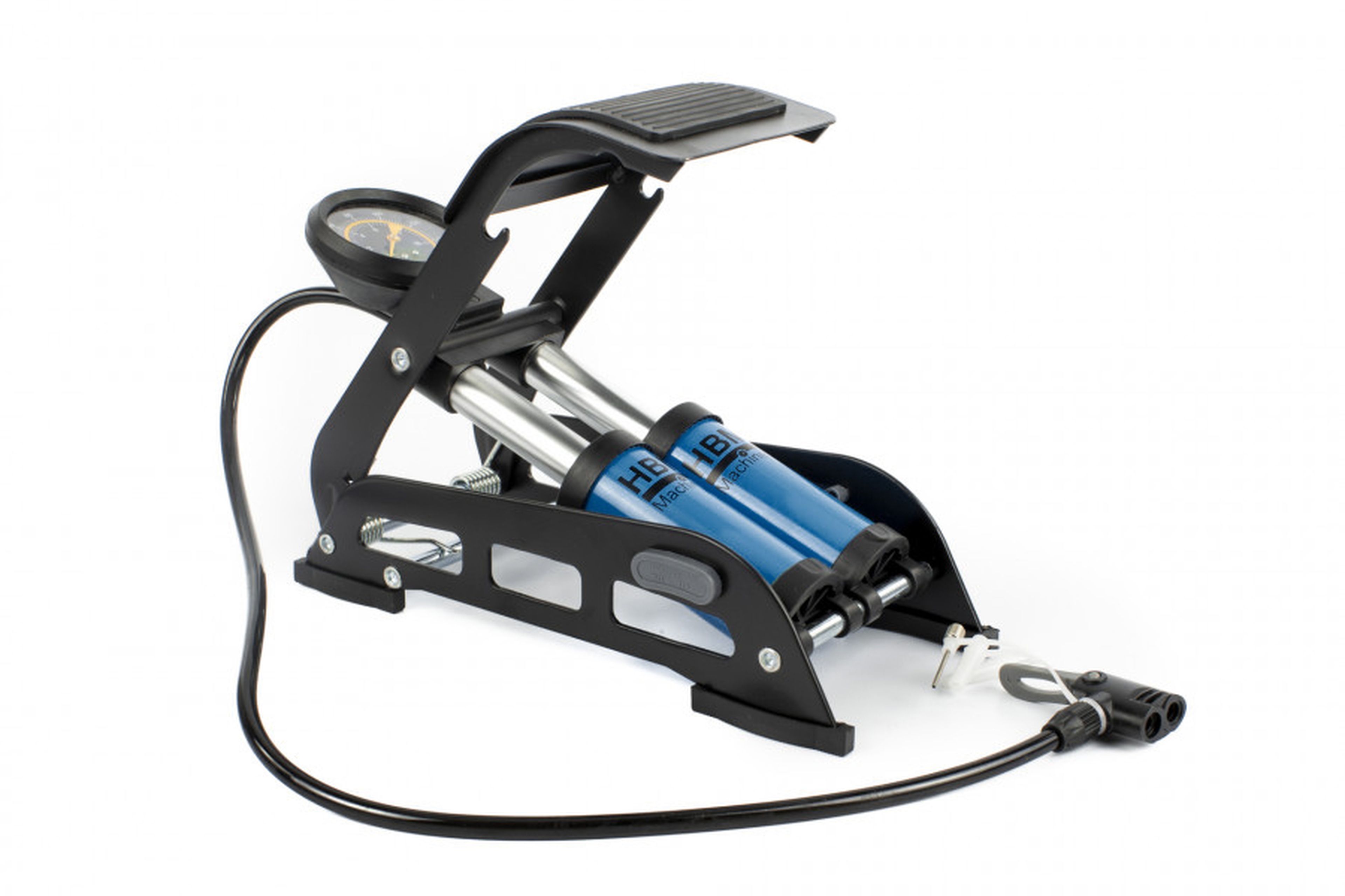 HBM Set mini-pompe à main professionnelle pour vélo 8 bar