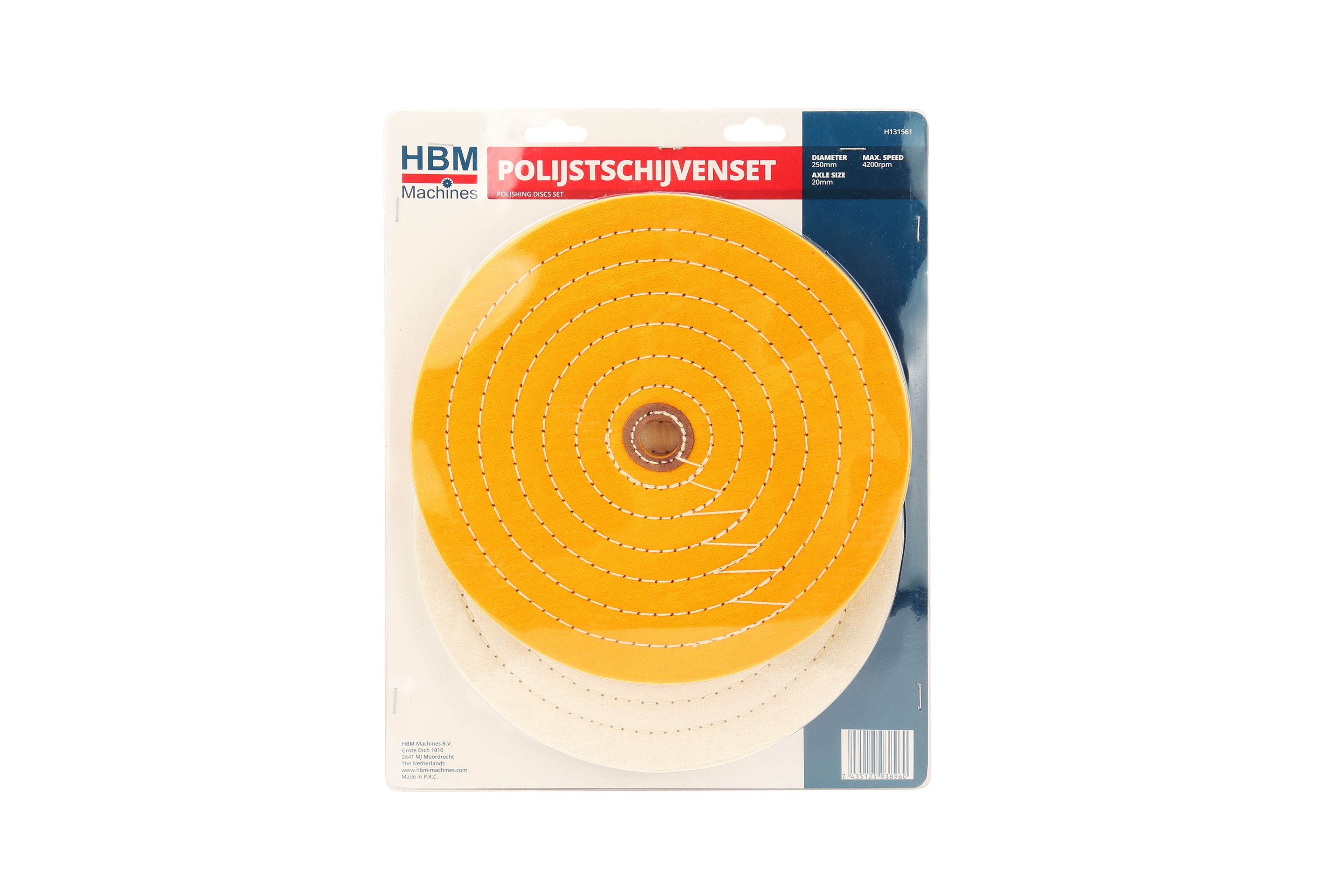 Jeu de meules de polissage HBM pour le pré et pièces 250 mm Image 5