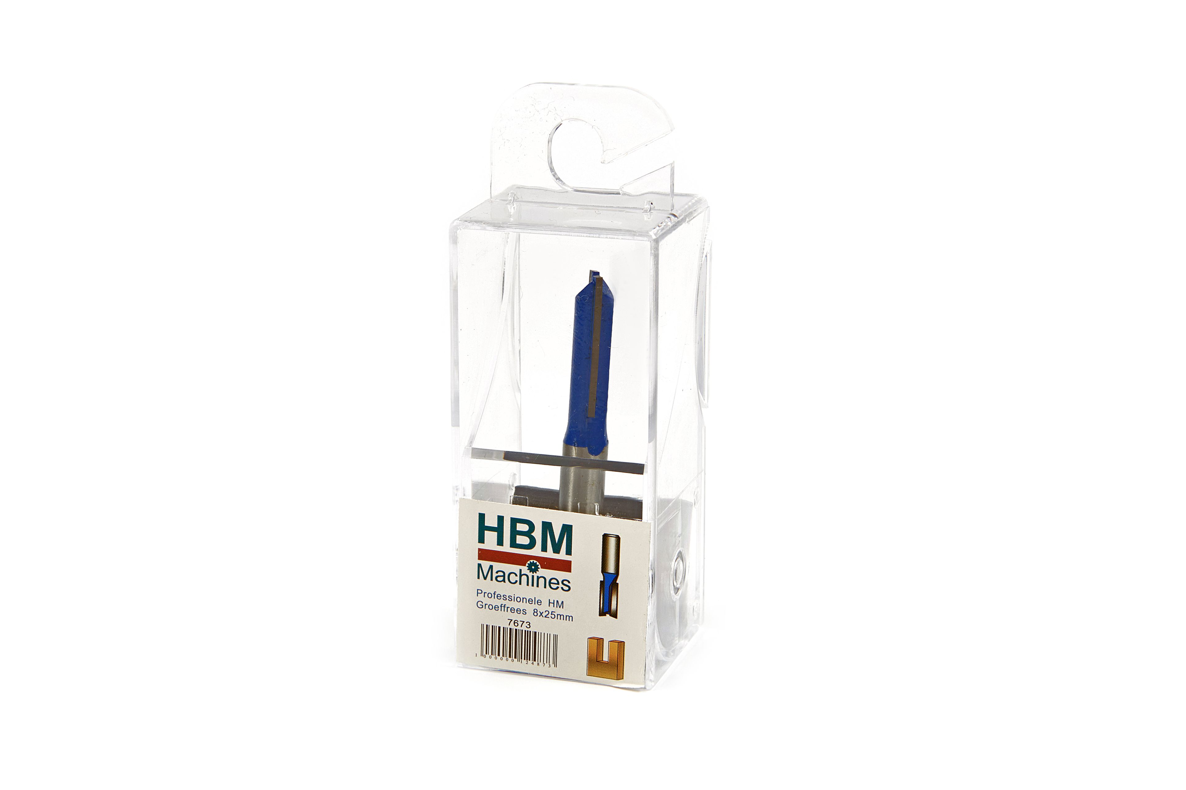 HBM Professionele HM Afkantfrees 25,4 mm Met Geleidelager
