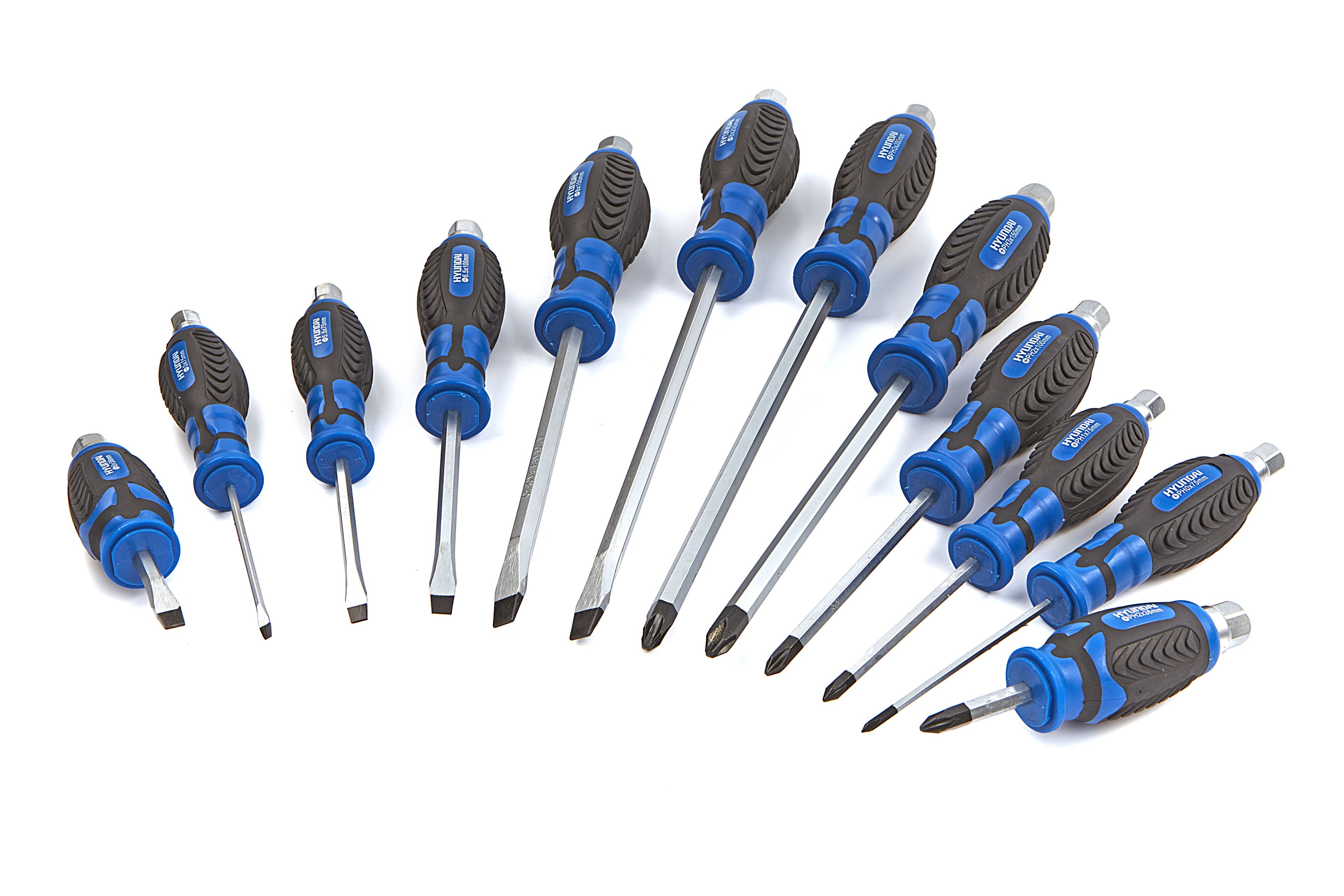 Set di cacciaviti Hyundai 12 pezzi Go-Through Image 4