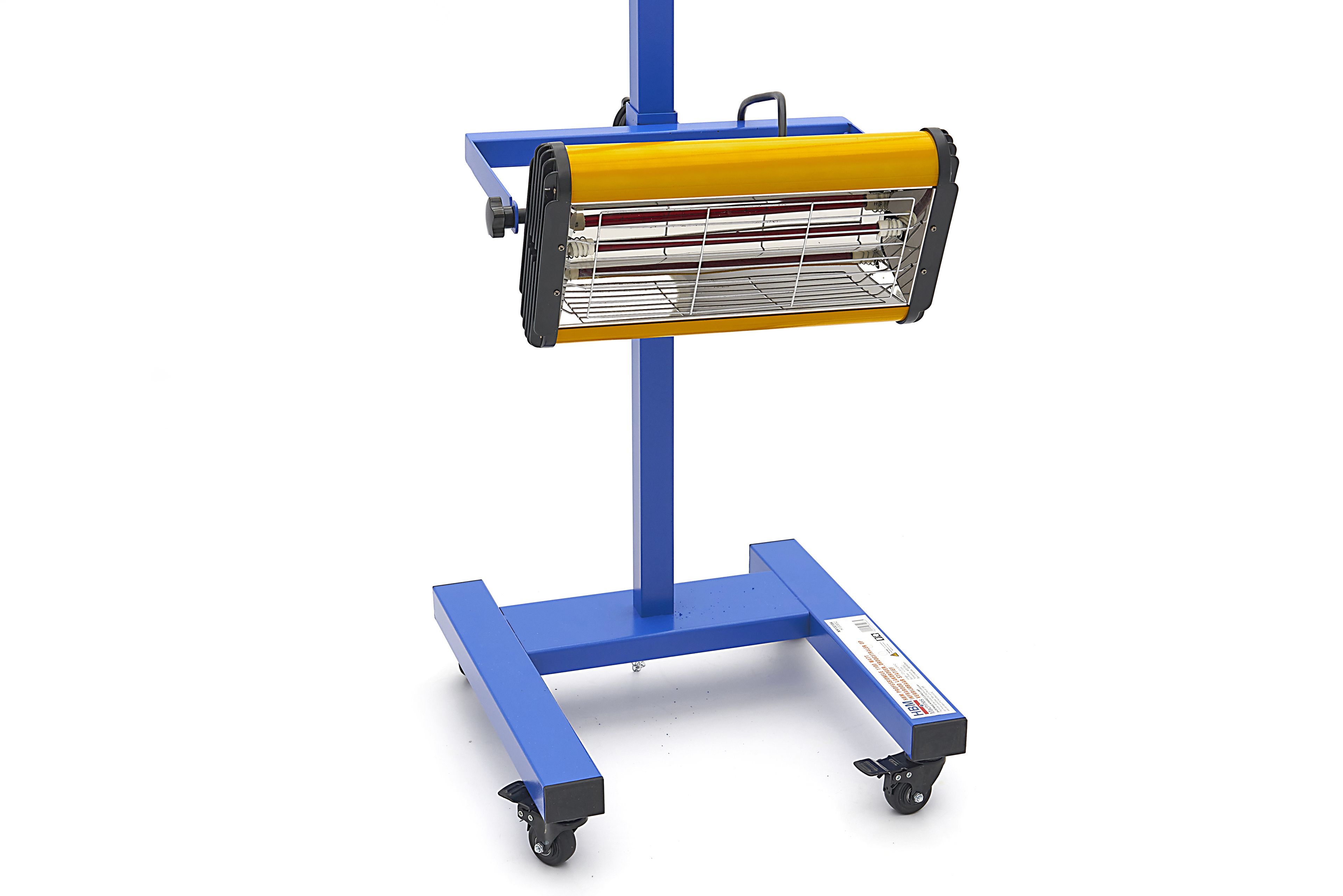 HBM Professional Infrared Paint radiateur de séchage sur support mobile 2 200 W Image 5