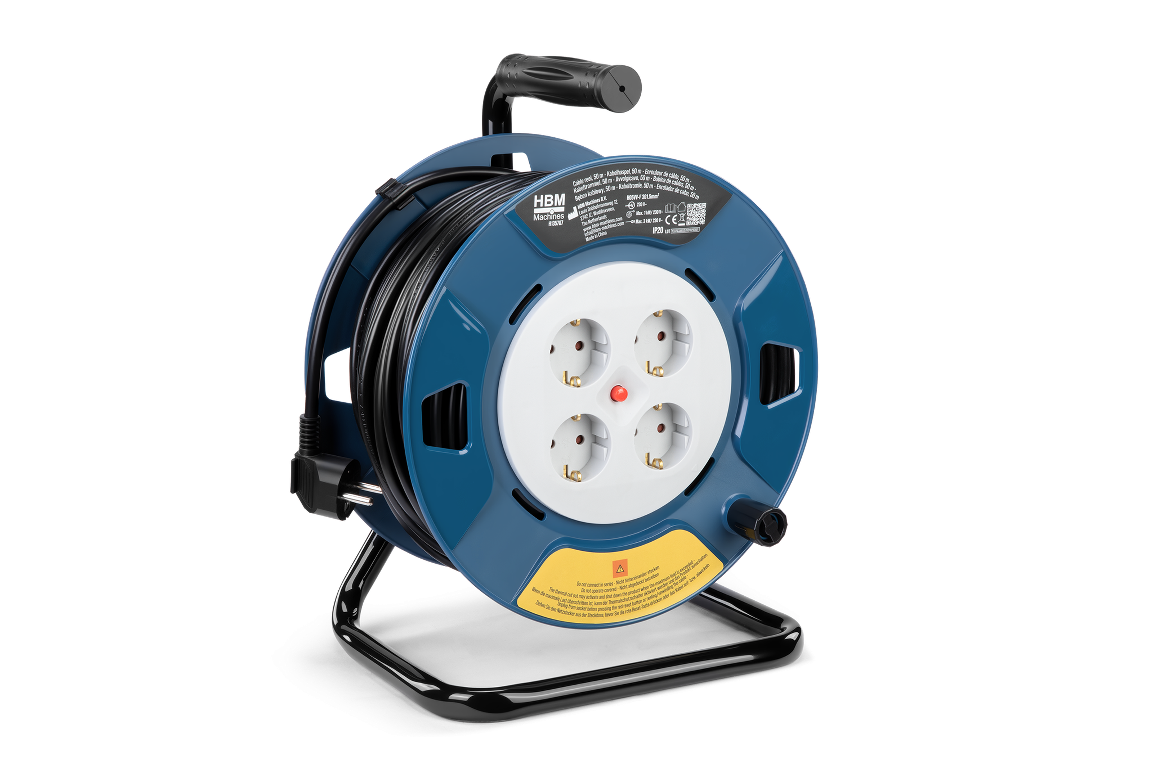 HBM Kabeltrommel H05VV-F - 3G1.5 mm2 | IP20 | 50 m Image 3