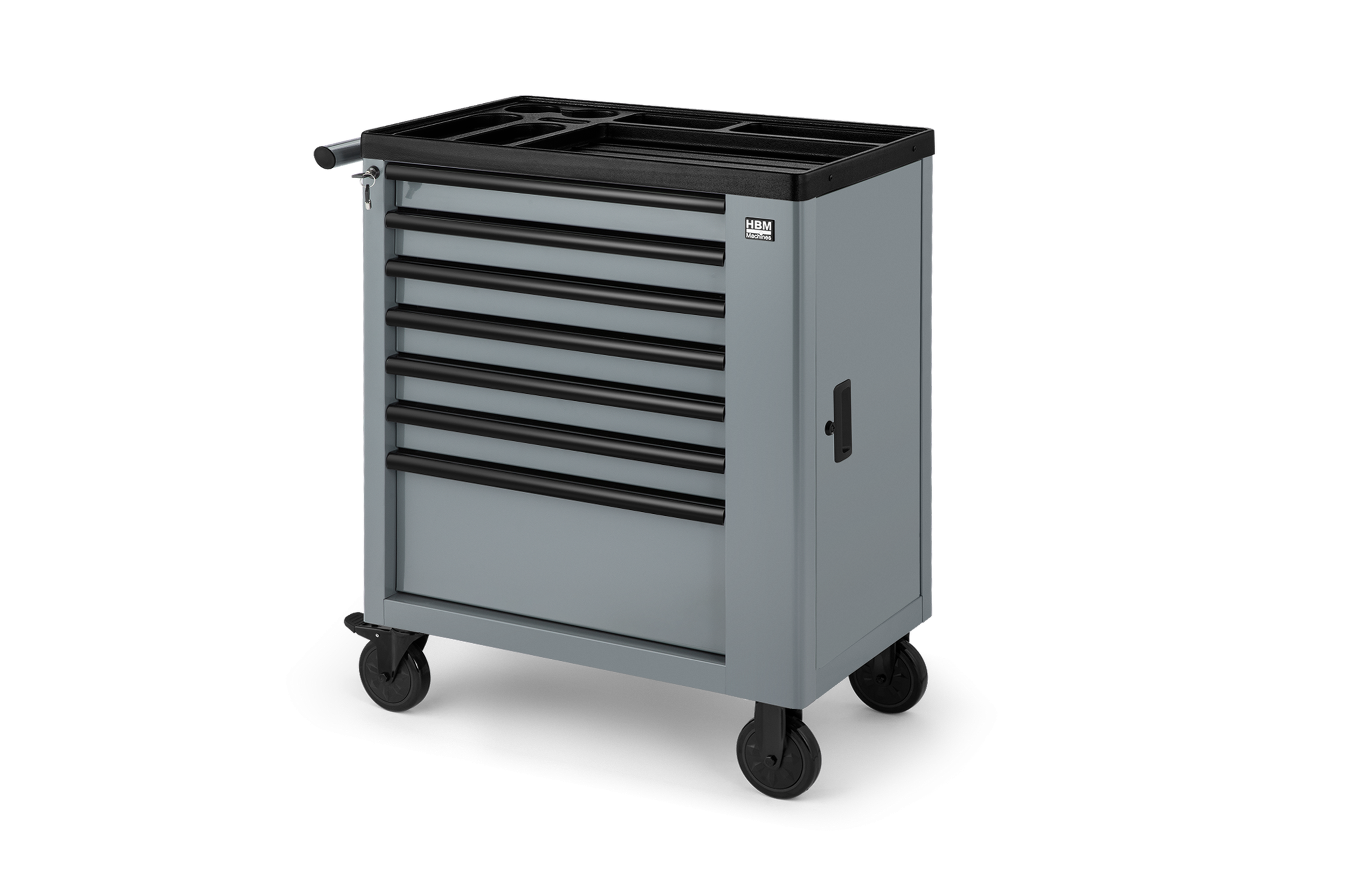 HBM gevulde gereedschapswagen 245-delig inch-maten, grijs Image 11