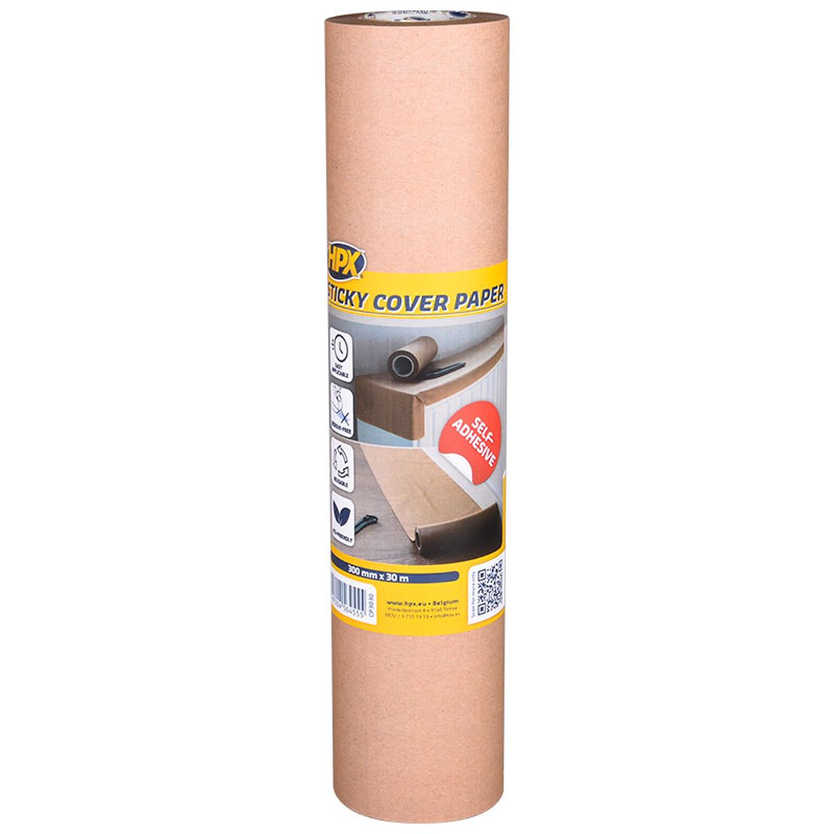 Selbstklebendes HPX-Deckpapier