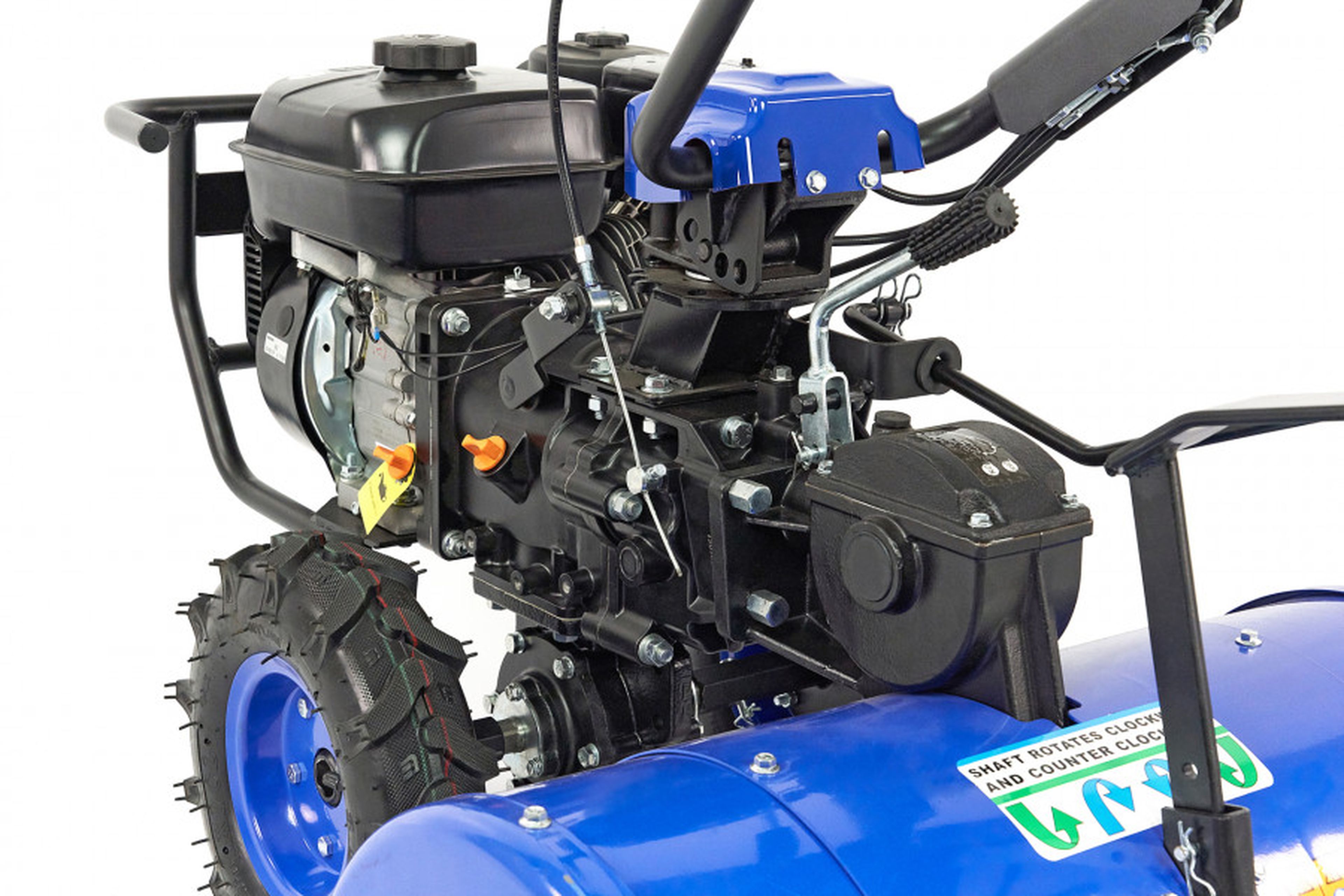 HBM Cultivateur professionnel 212 cm³/7,5 ch - charrue - scarificateur - cultivateur rotatif 620 mm Image 9