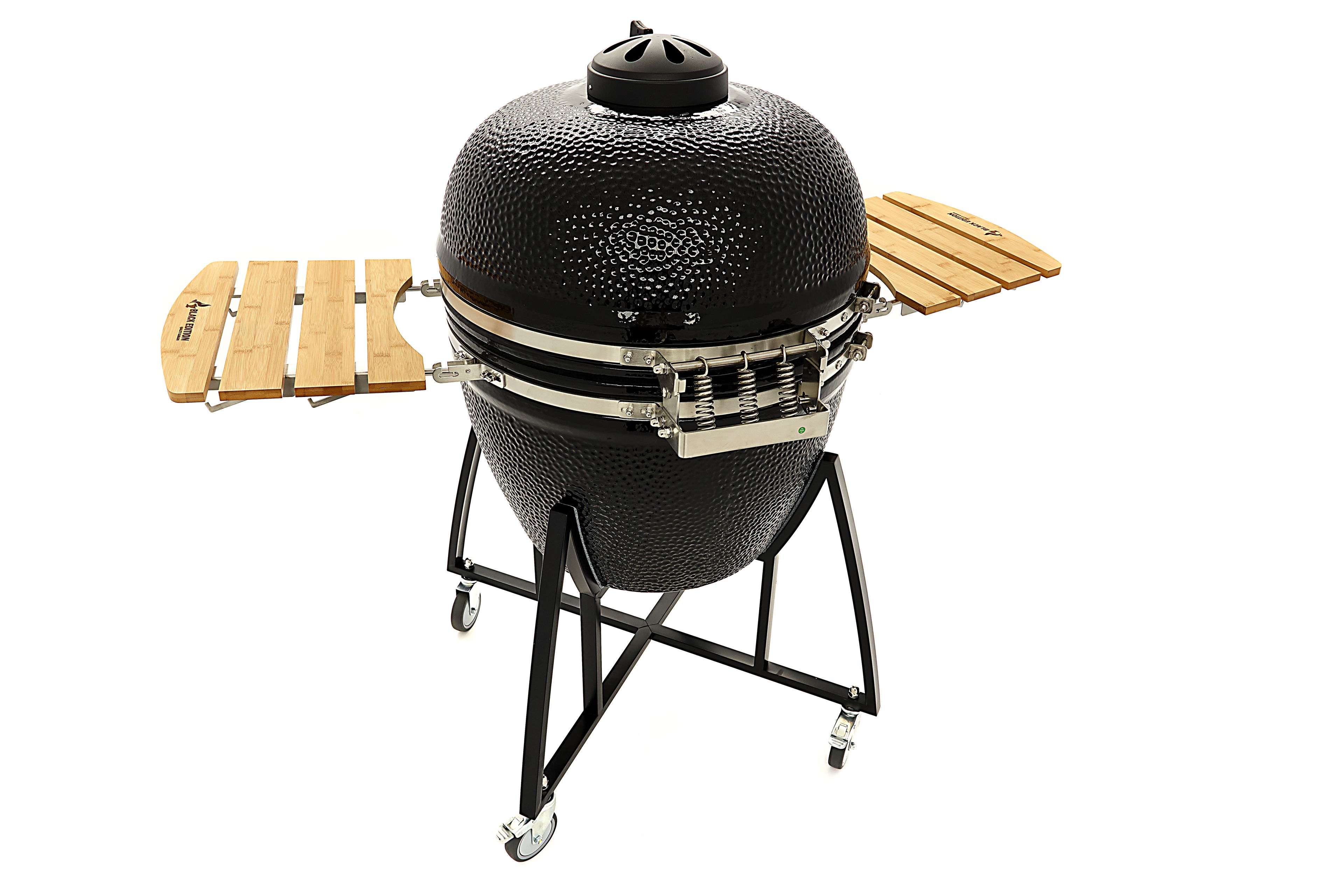 Barbecue en céramique de 68 cm sur roulettes Black Edition Image 3
