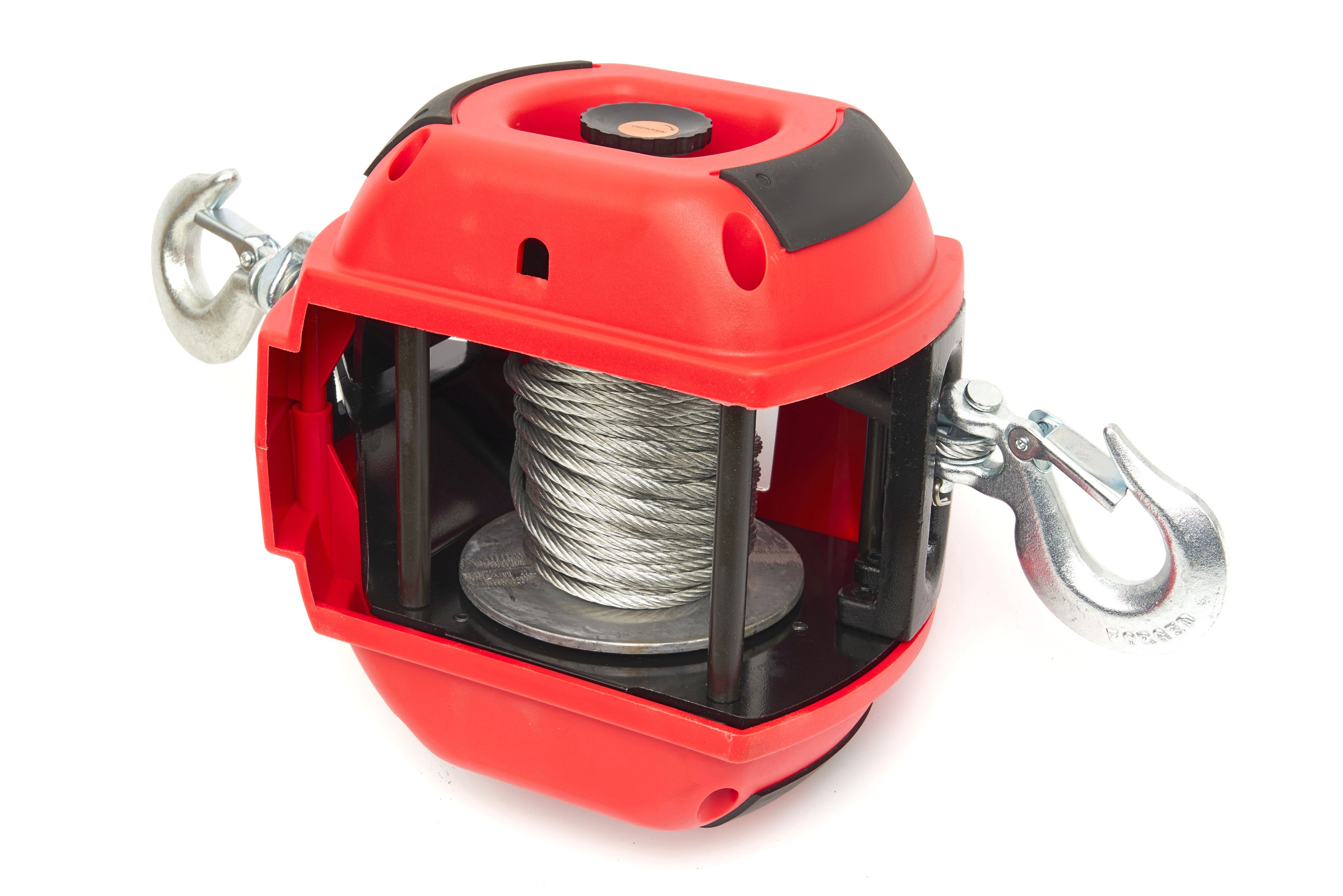 HBM draagbare lier en trektakel, boormachine aangedreven, 225 kg, rood Image 4