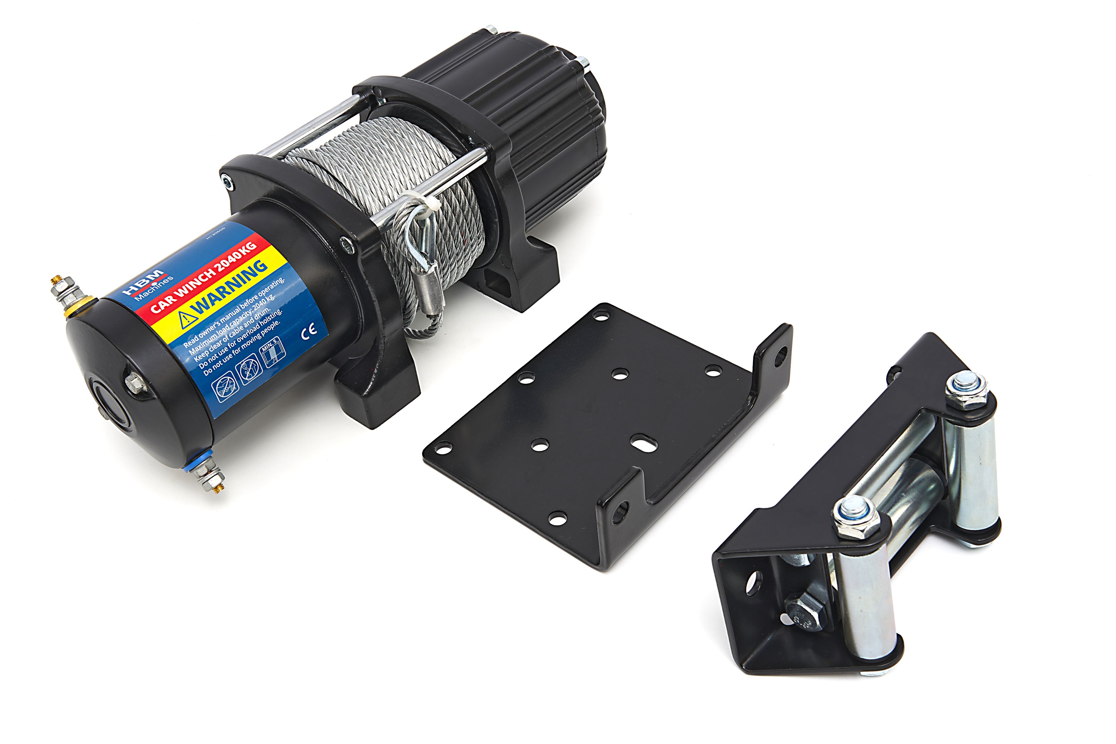 HBM 2000 kg 12 Volt Cabrestante Profesional de Bumper con control remoto fijo y inalámbrico Image 13