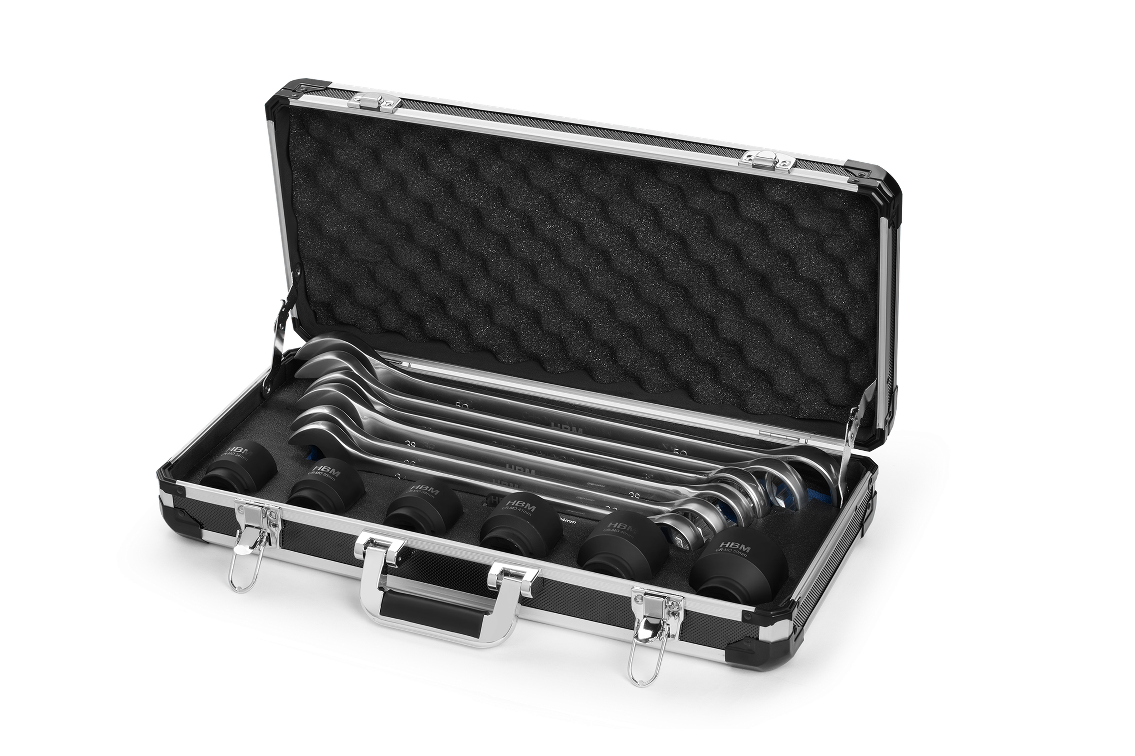 HBM steeksleutelset XL 12-delig