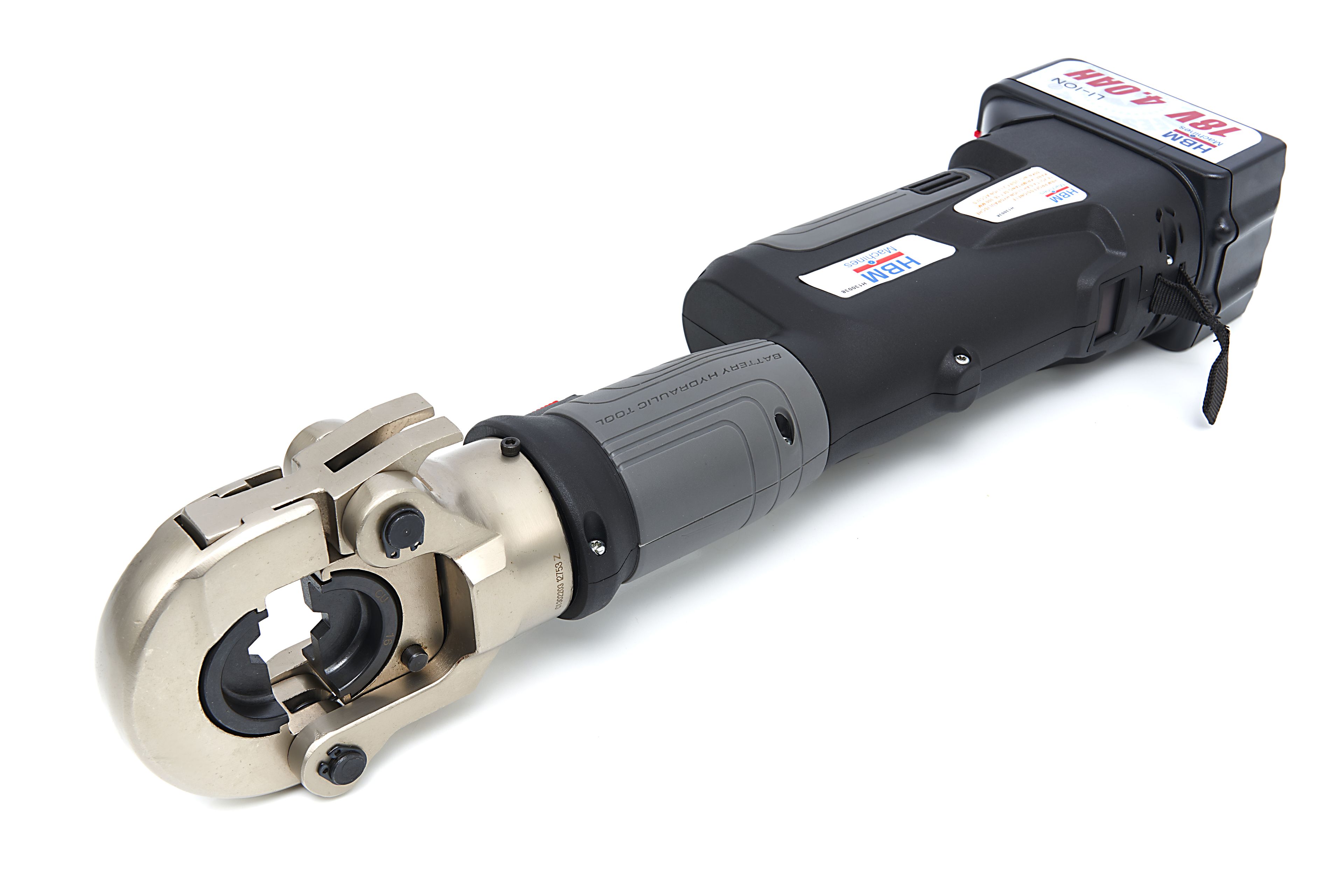 HBM Pince Hydraulique à Sertir pour Câbles 16–300 mm² – 60 kN sur Batterie Image 2