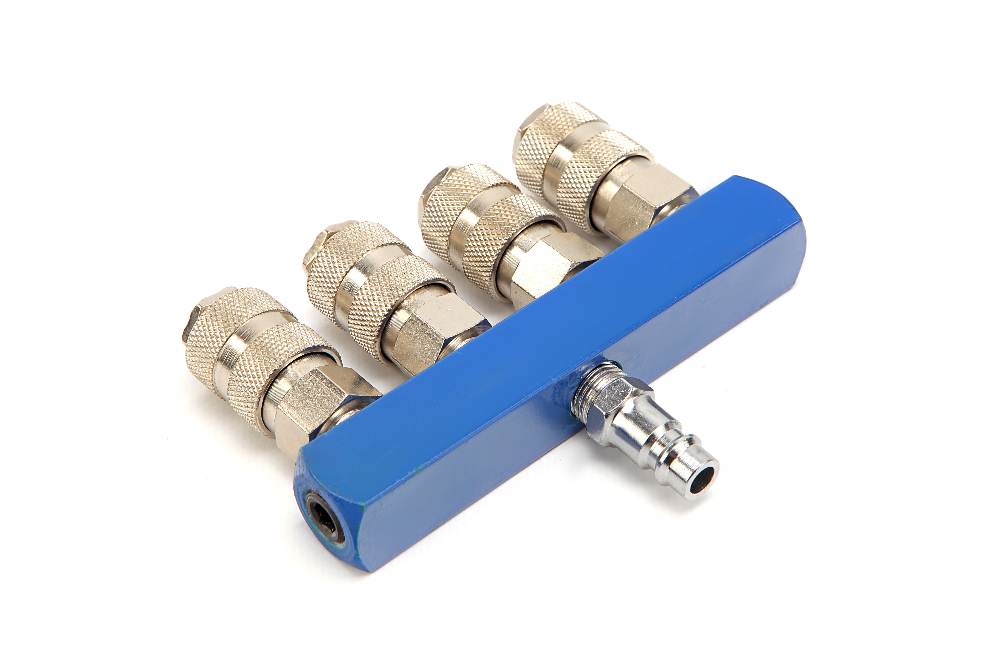 Blocco di distribuzione pneumatico HBM 4 vie Image 2