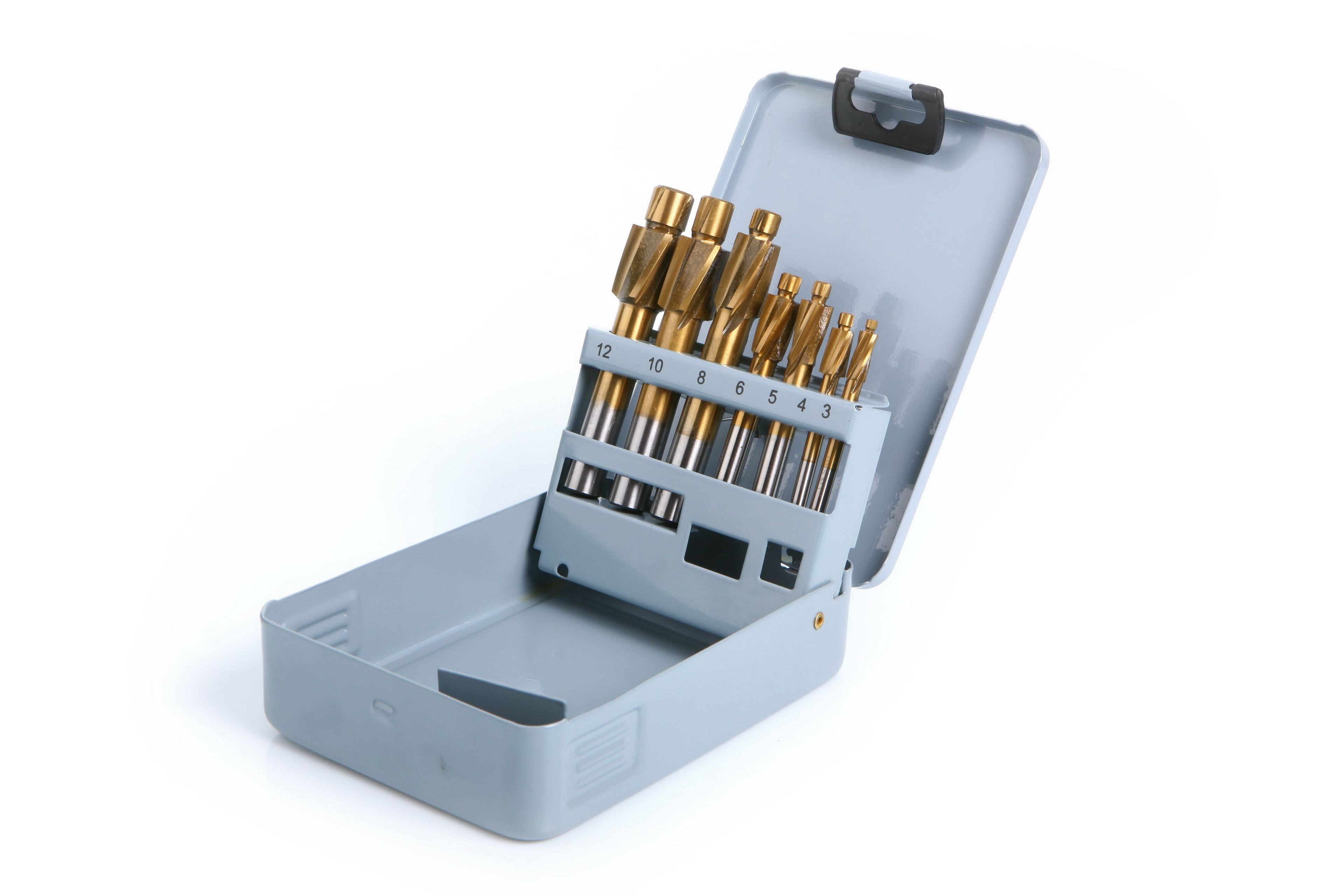 HBM 7 Delige HSS - Tin Gecoate Inbus Verzinkfrezenset