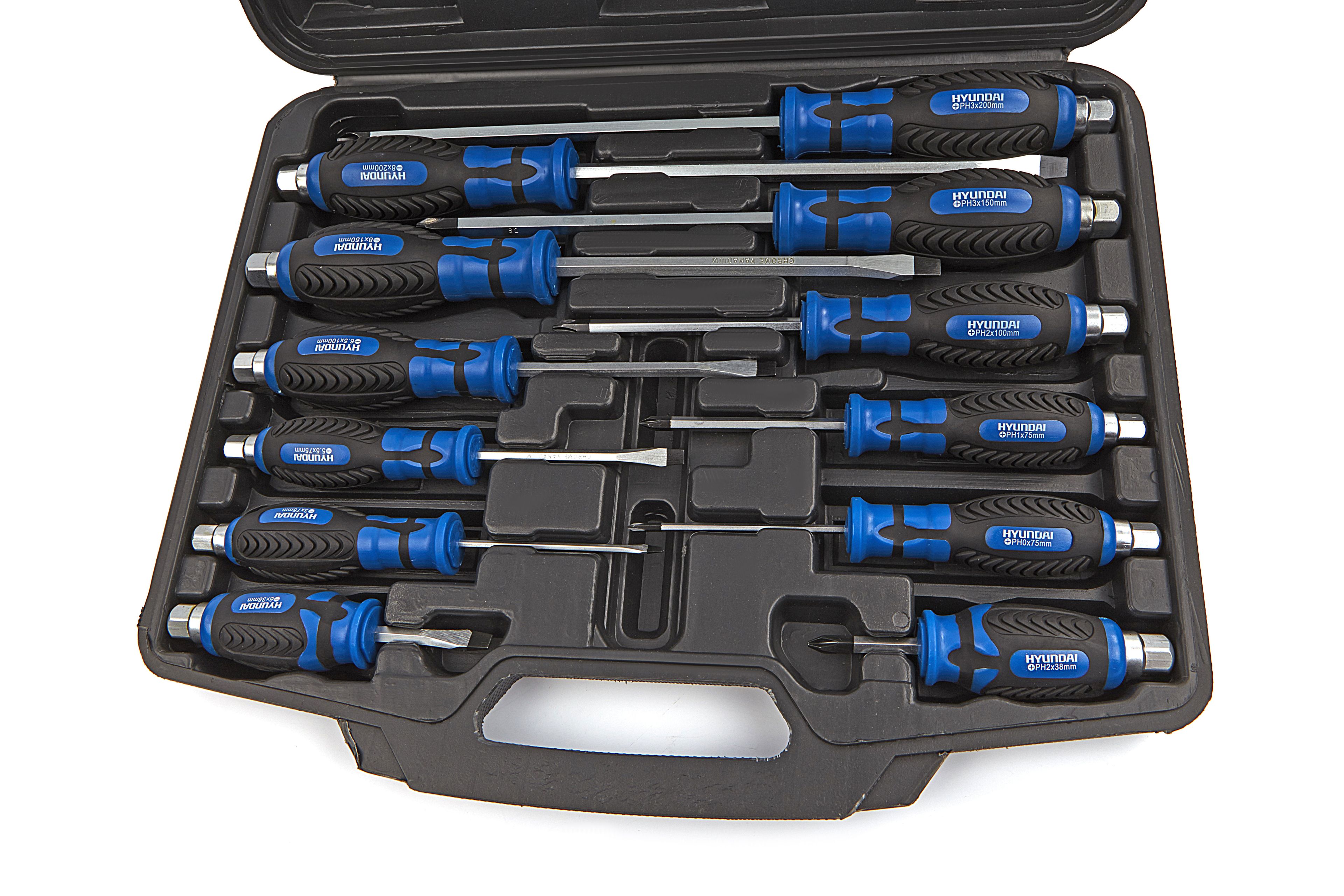 Set di cacciaviti Hyundai 12 pezzi Go-Through Image 3