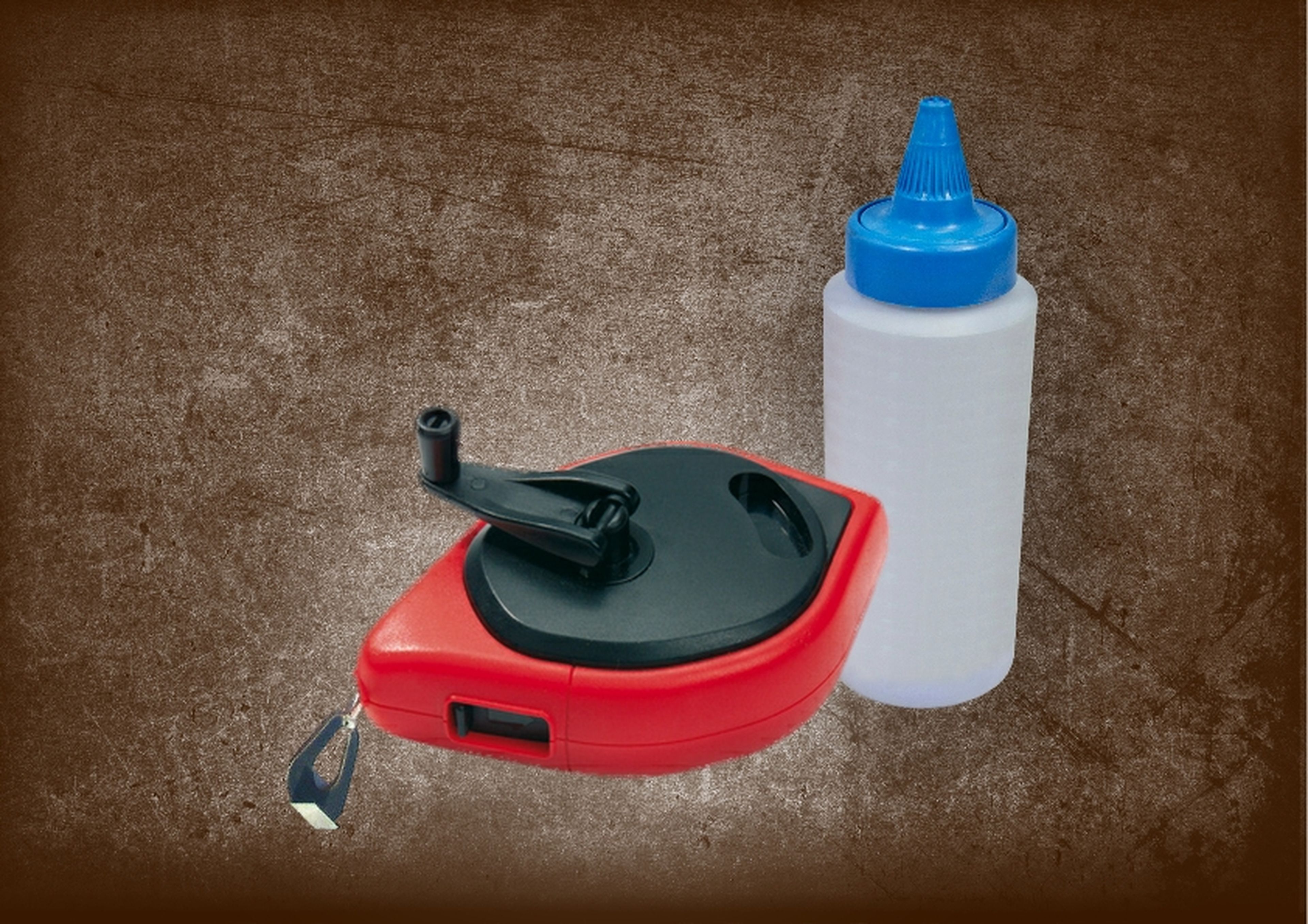 TPI; Slaglijnmolen set, ABS ovale dichte behuizing, incl. 180gr kalkpot, Industriele uitvoering Image 2