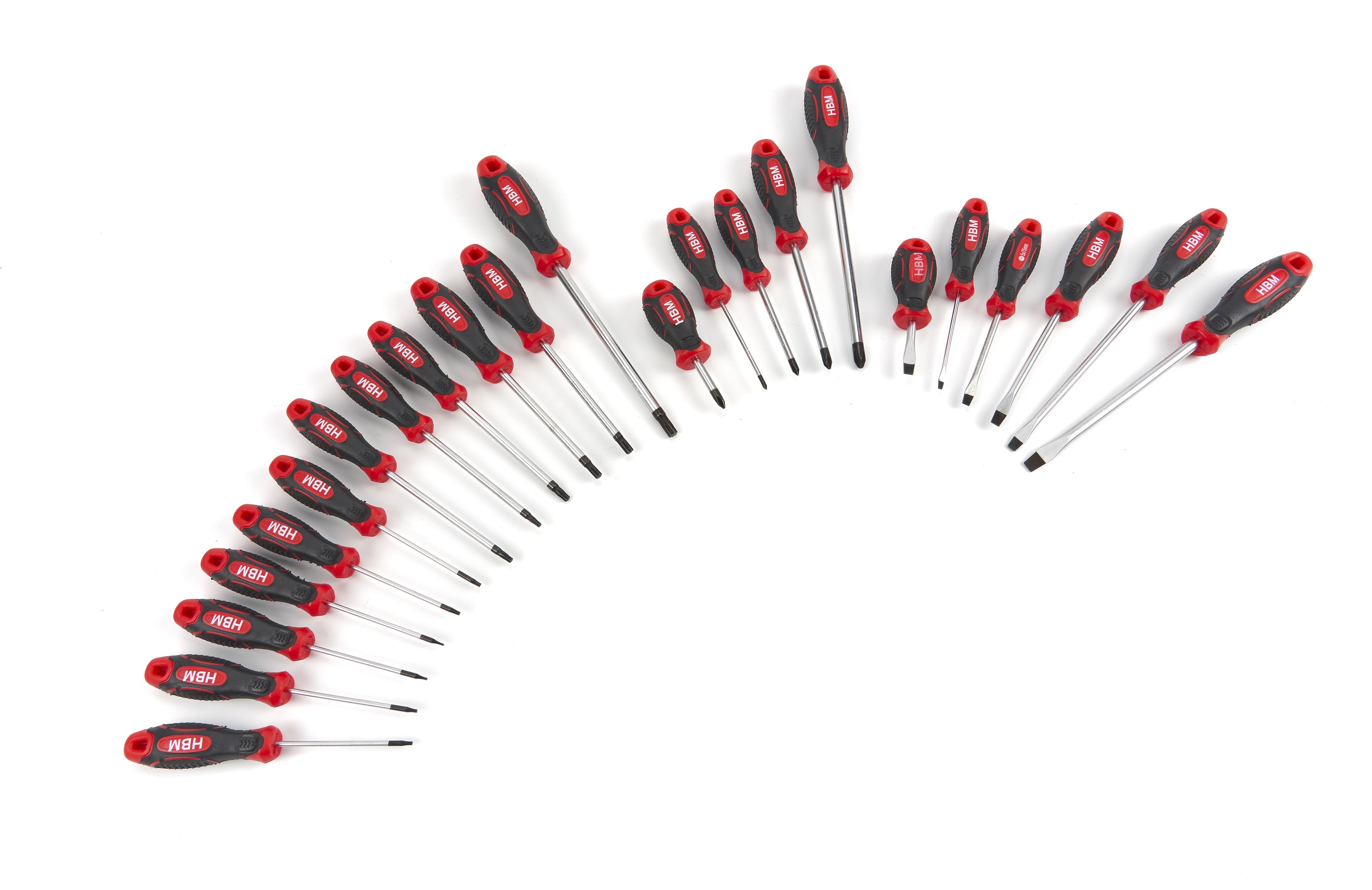 Set di cacciaviti HBM da 23 pezzi con inlay in Carbon Foam per carrello portautensili Image 3