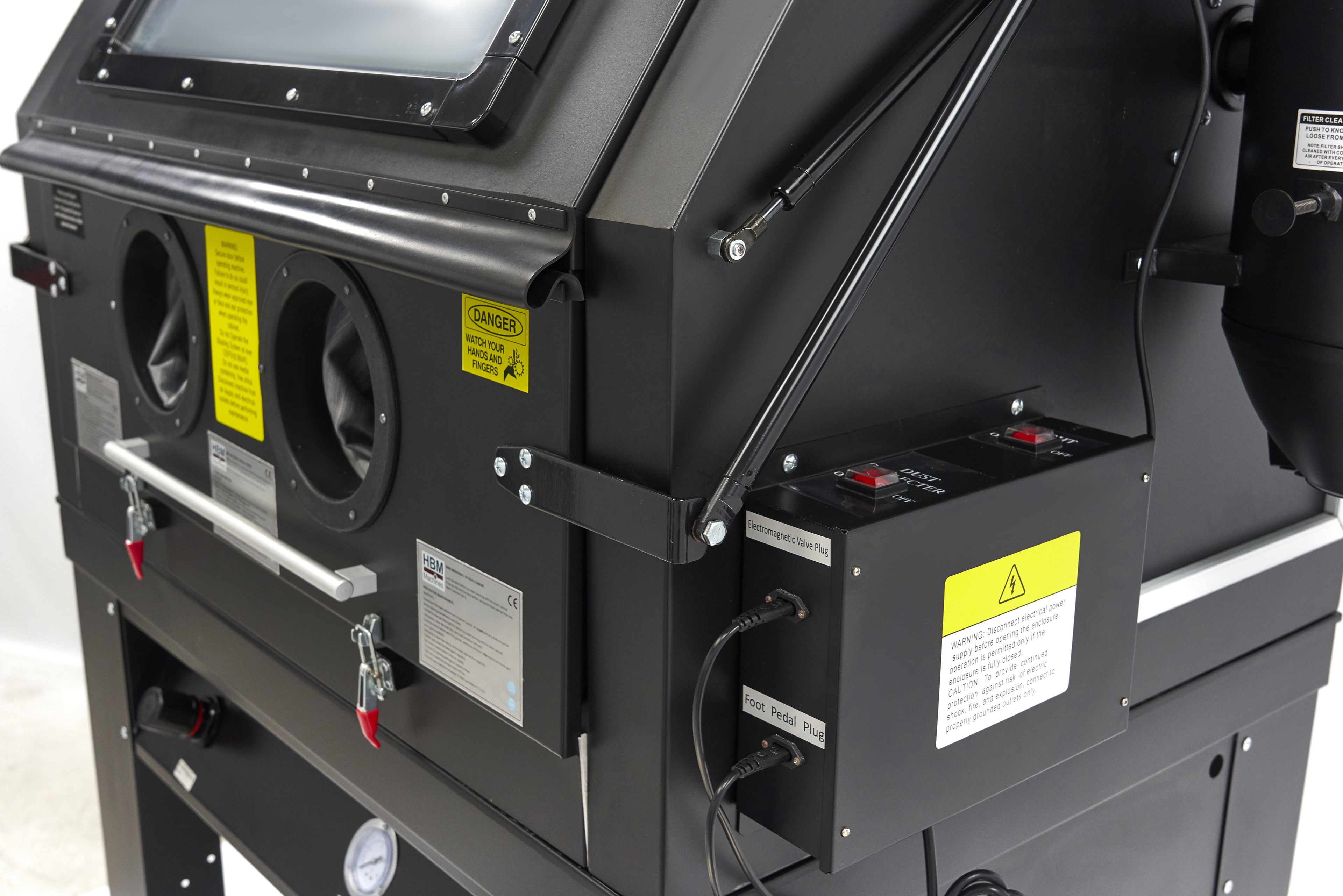 HBM SBC 990 Hochdruck Strahlkabine mit 2 Absaugungen Image 7