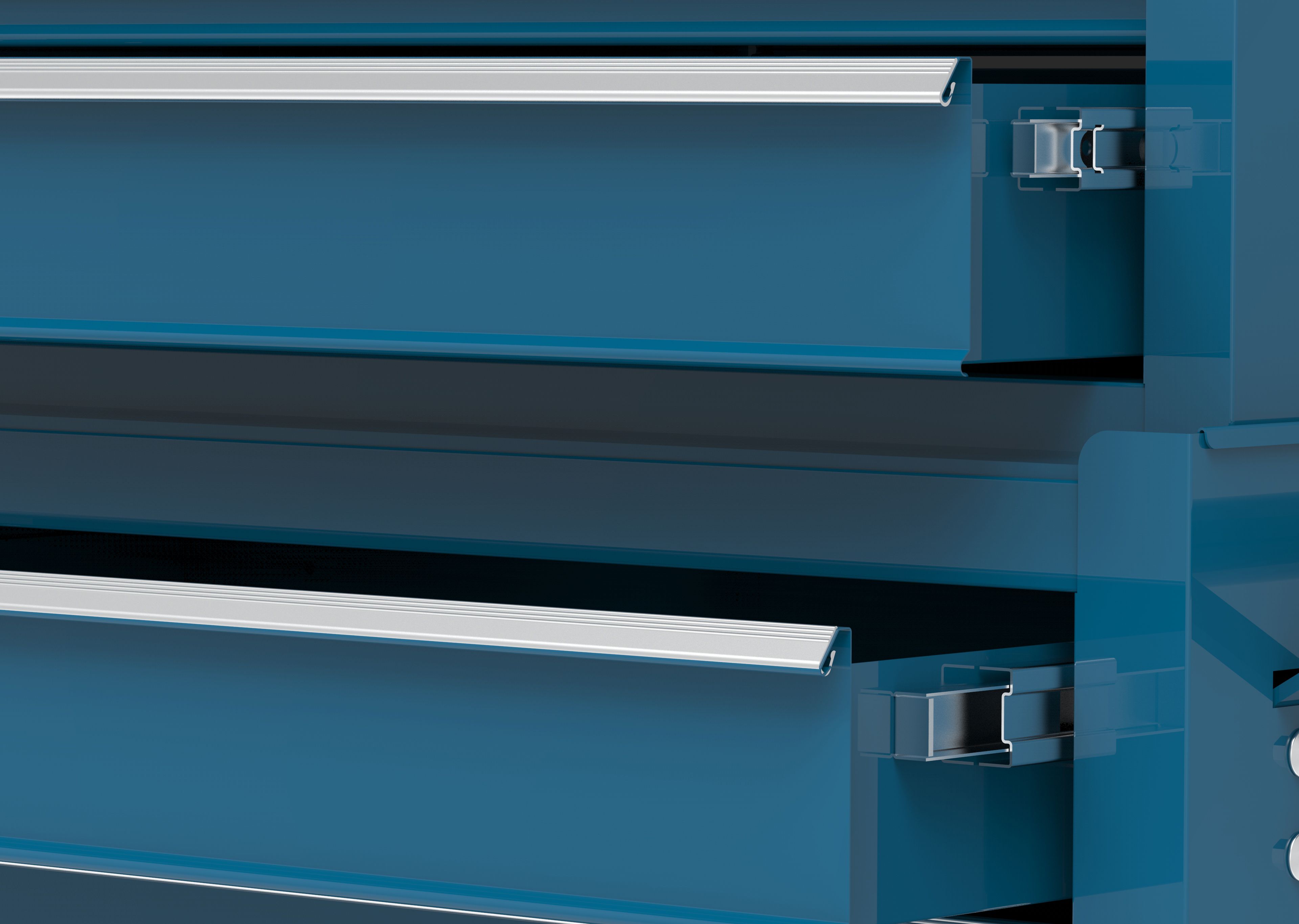 Armoire supérieure HBM, bleue, modèle 2 Image 3