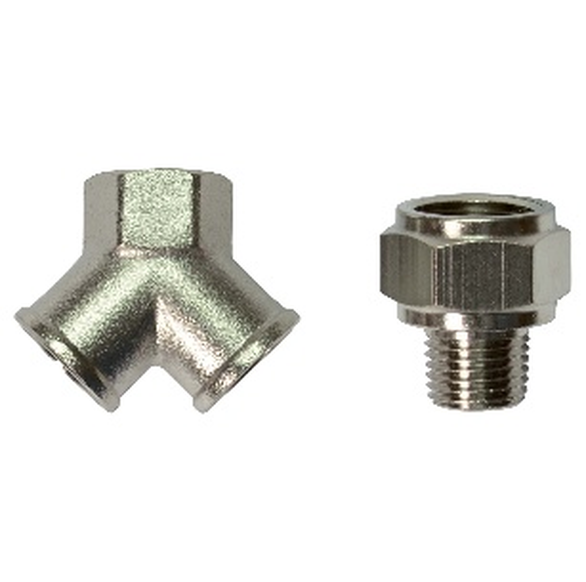 Stanley 3-Wege-Adapter 2x1/4 (Innen)-3/8 (Innen)-1/4 (Innen)