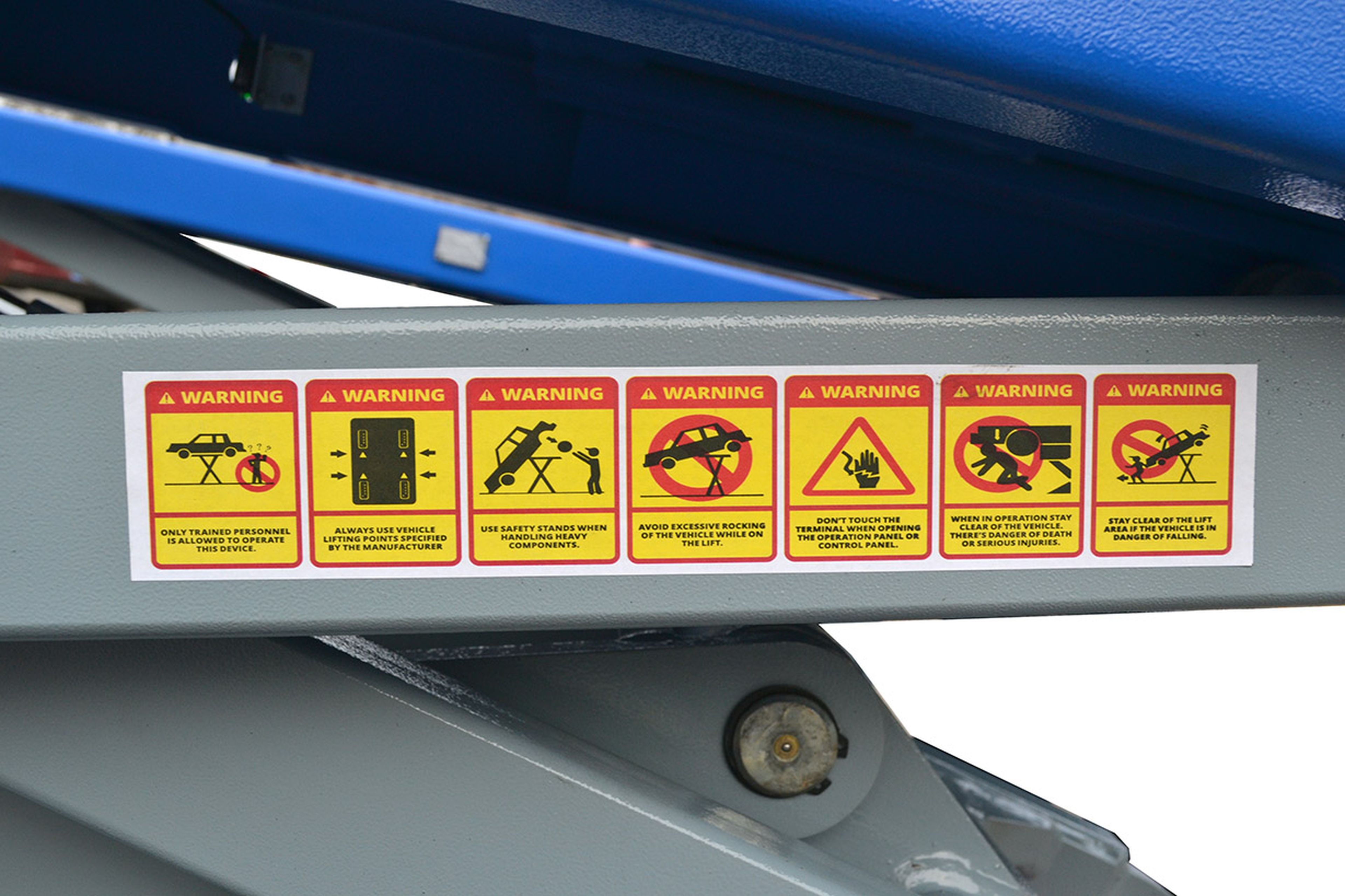 HBM Inbouw Hydraulische Schaar Hefbrug Met Pneumatische Ontgrendeling 3500 Kg Image 9