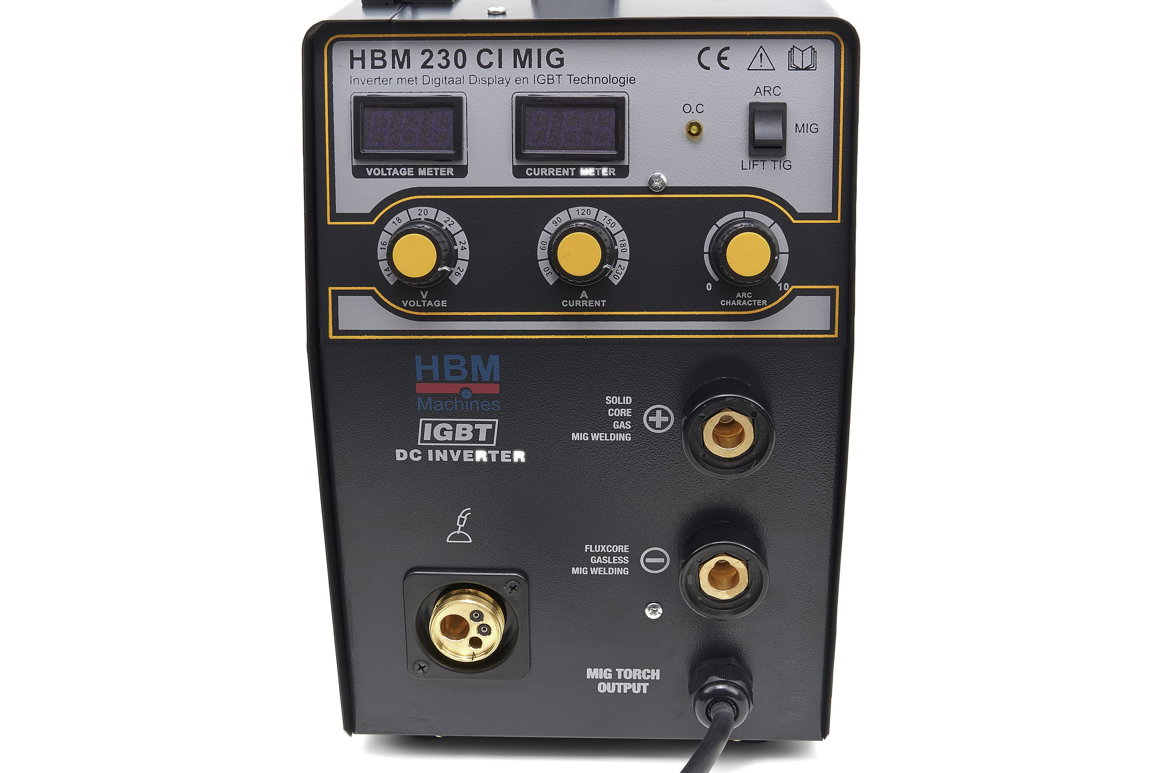 Inverter HBM 230 CI MIG con Display Digitale e Tecnologia IGBT Nero Image 5