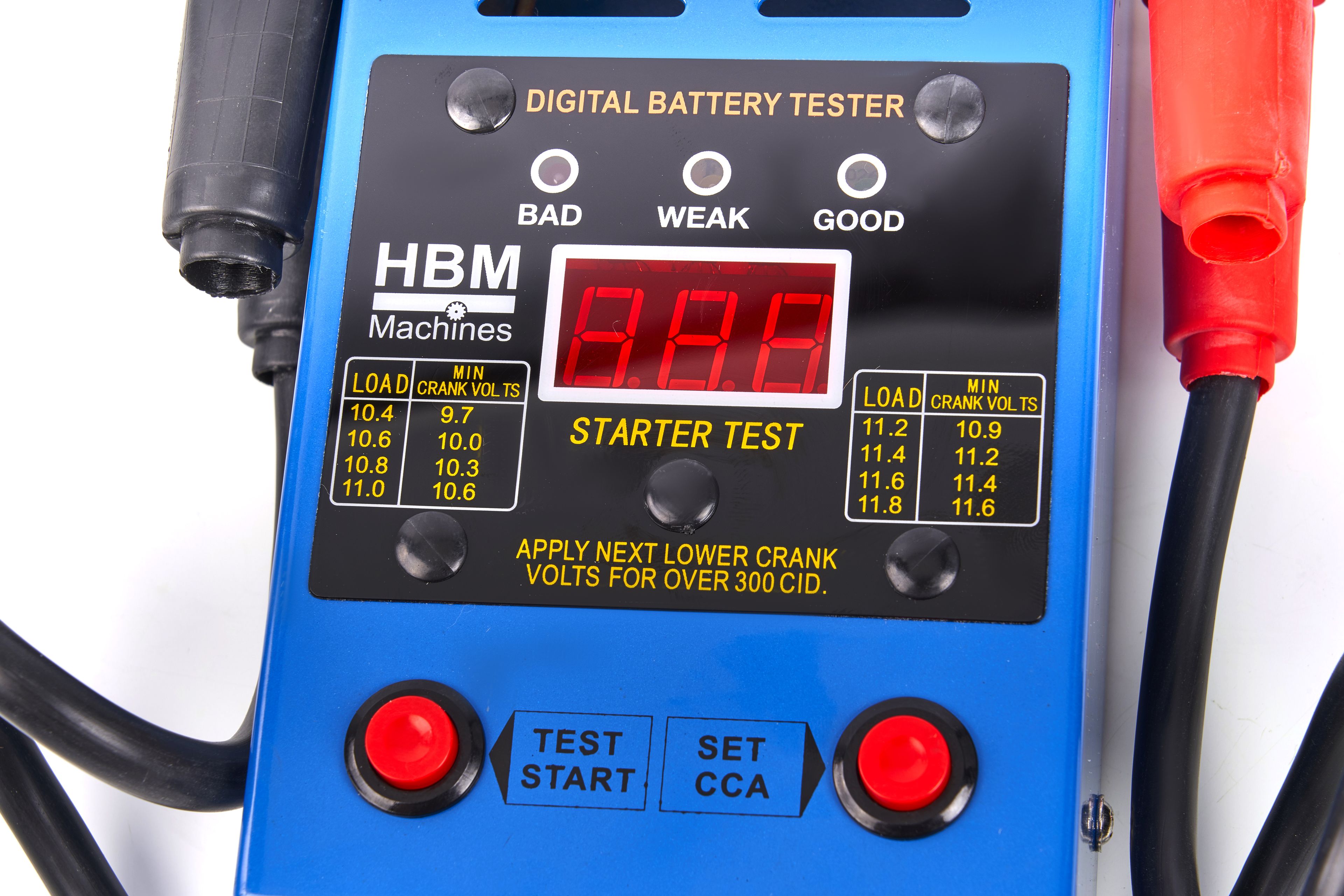 HBM Testeur de batterie numérique professionnel 125 AMP - 12 volts Image 2
