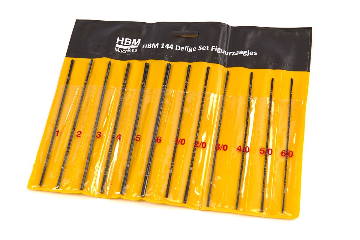 Conjunto de sierras de figura HBM de 144 piezas