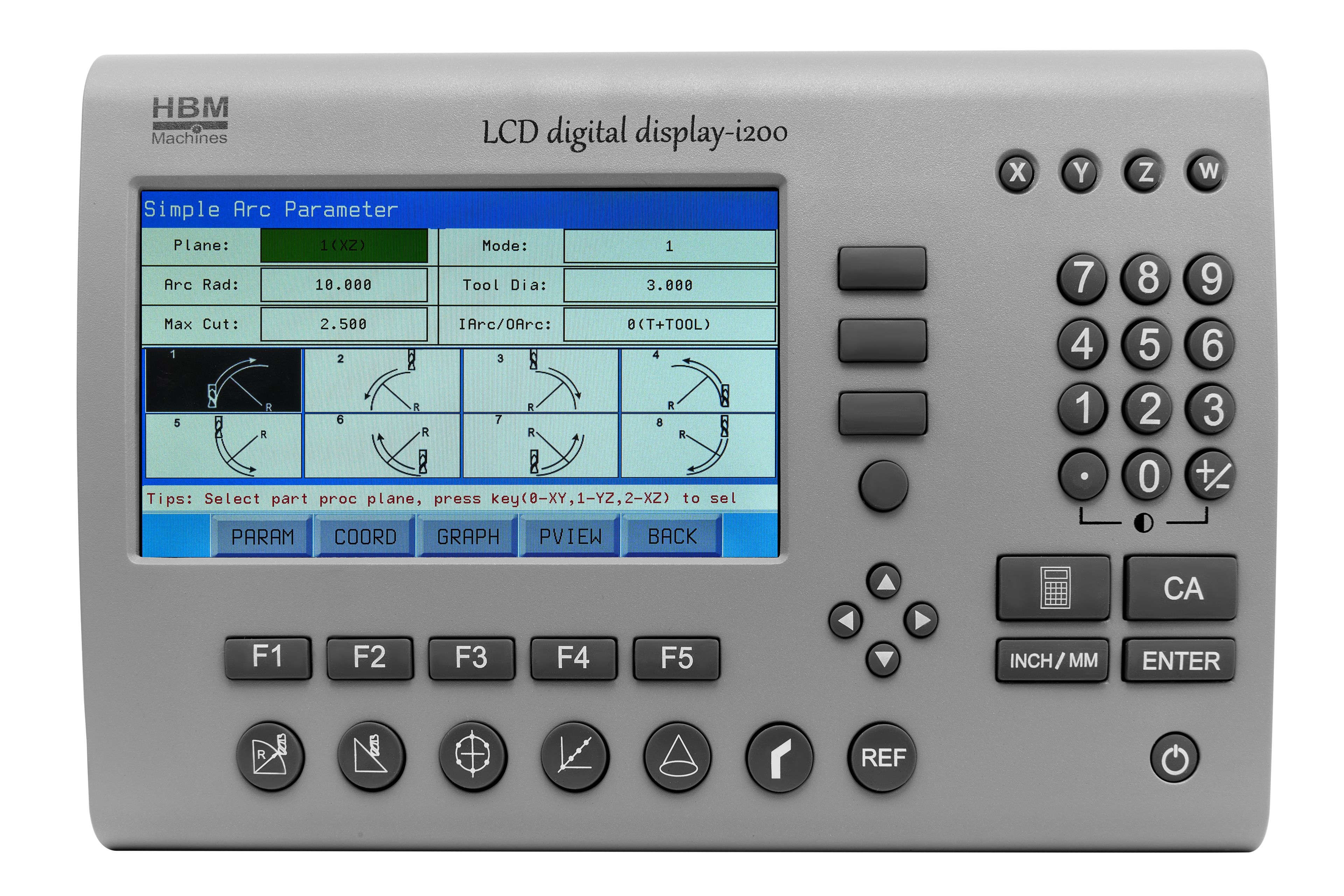 HBM Armoire de lecture numérique à 3 axes Professionnelle avec écran LCD Image 6