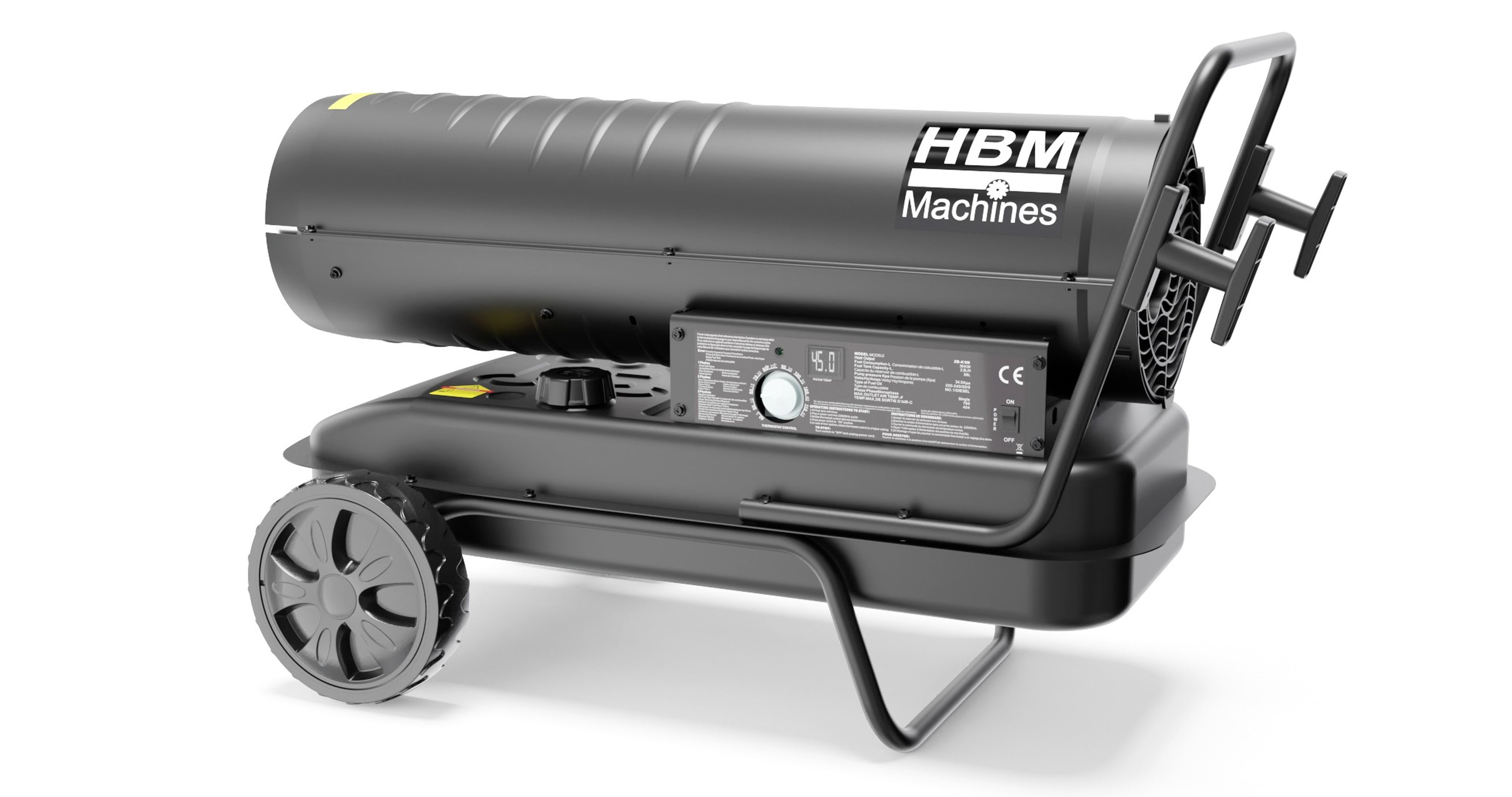 Chauffage diesel mobile HBM rond, 30 000 watts Image 4