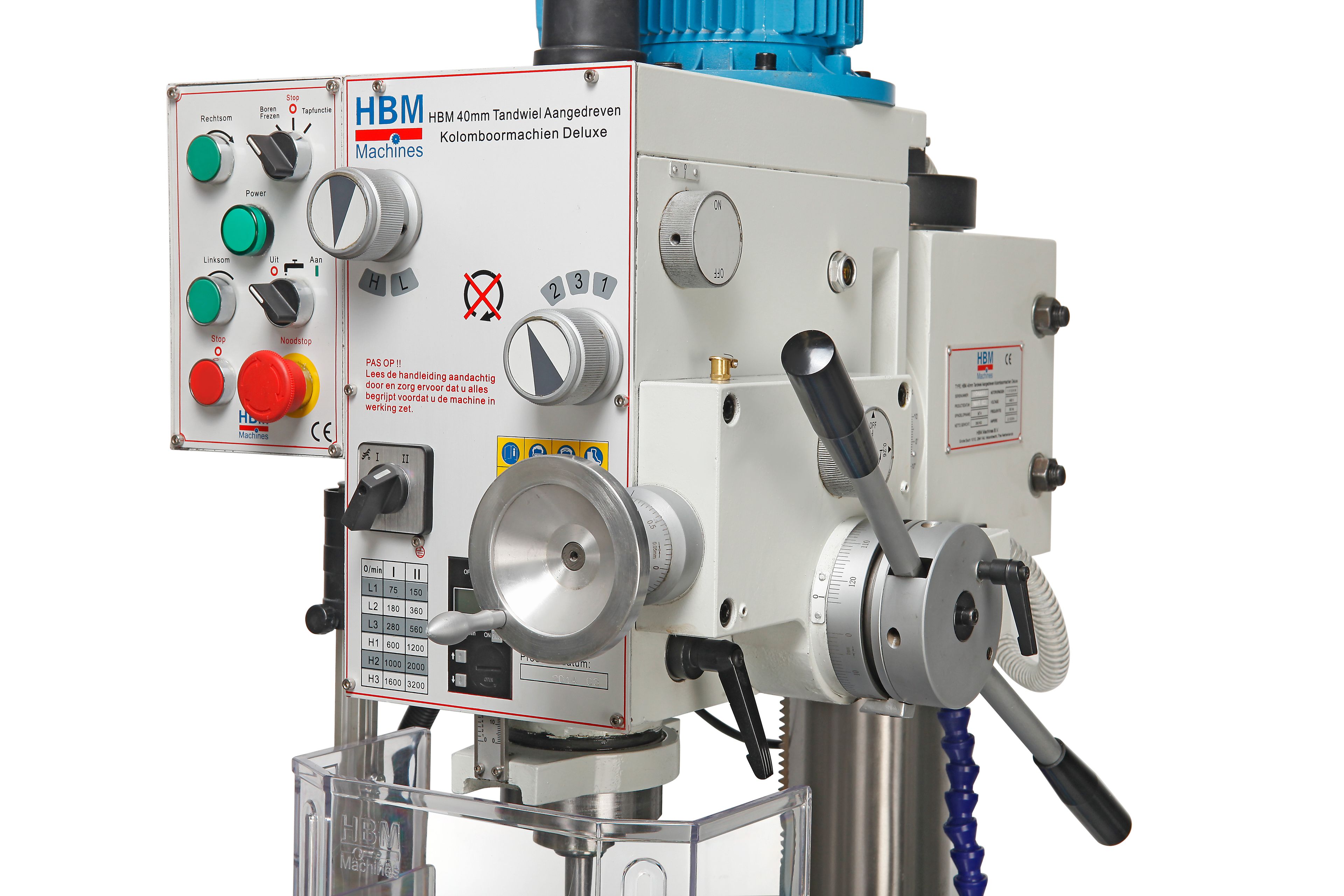 HBM tandwiel aangedreven kolomboormachine deluxe 40 mm, 400 Volt Image 4